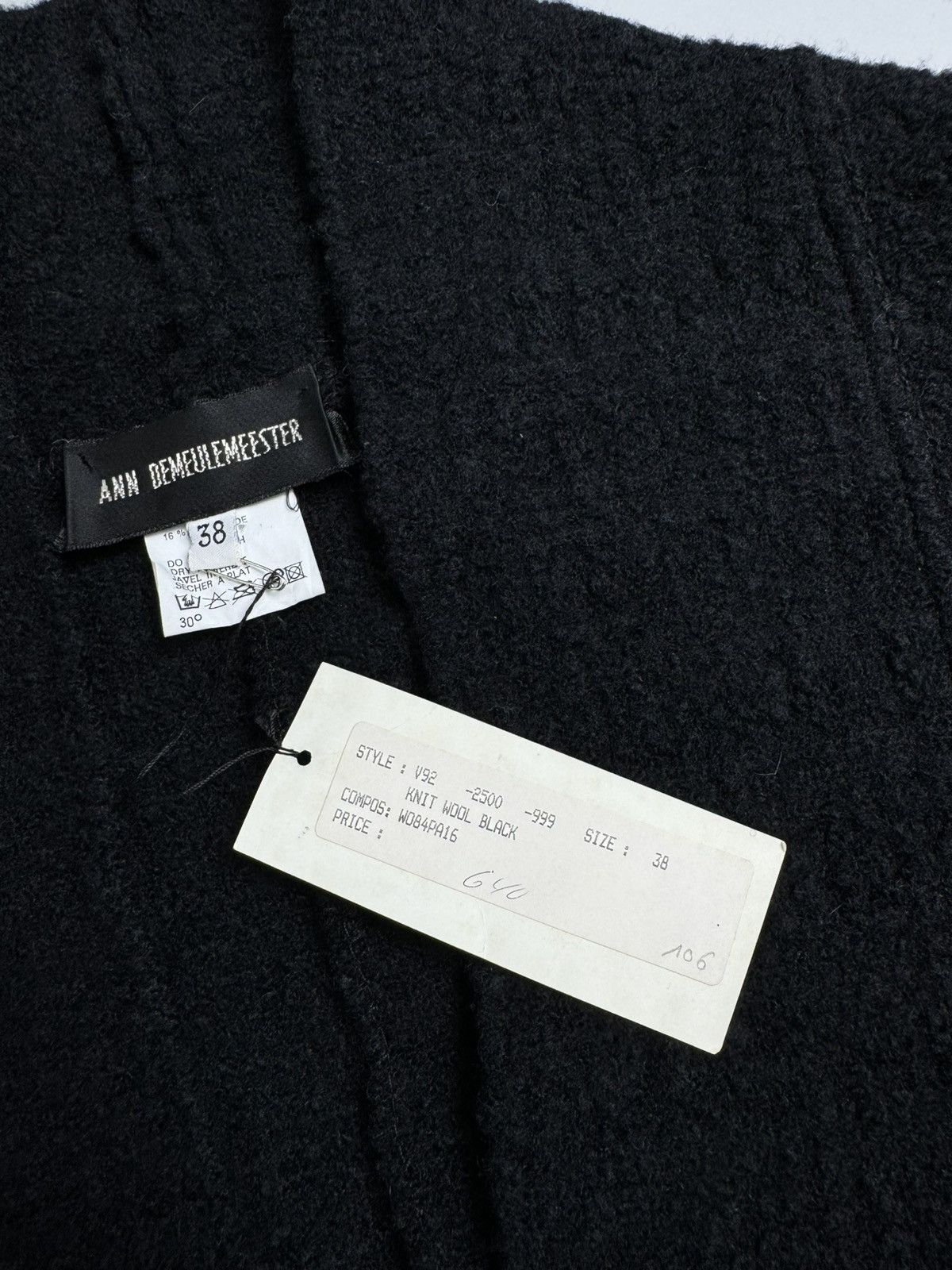 Ann Demeulemeester Ann Demeulemeester Boiled Knitted Wool Cape / Bolero Size 38 Size XS / US 0-2 / IT 36-38 - 5 Thumbnail