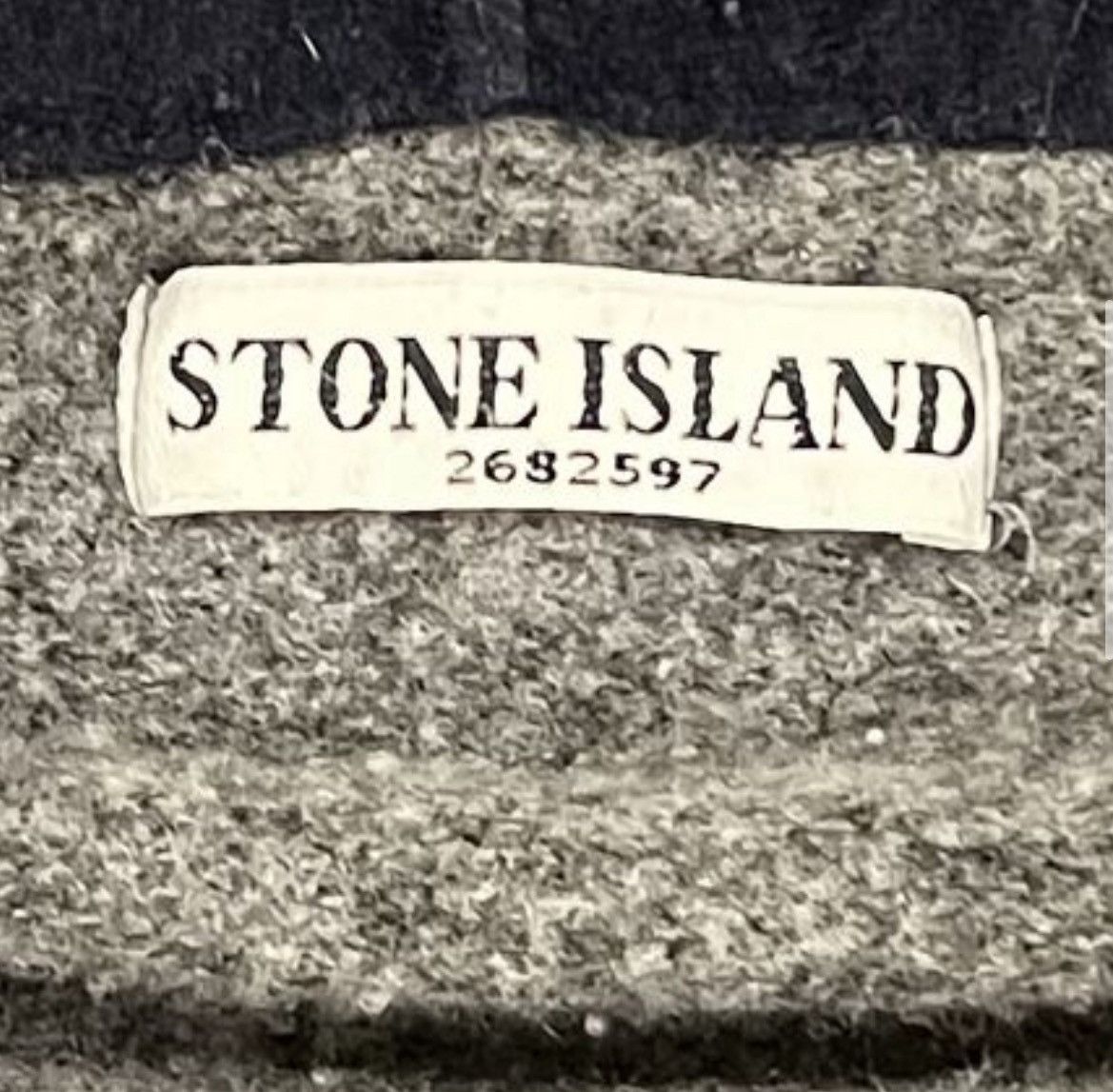 Vintage Gray Fullzip Wool Knitwear Stone Island Size US L / EU 52-54 / 3 - 5 Thumbnail