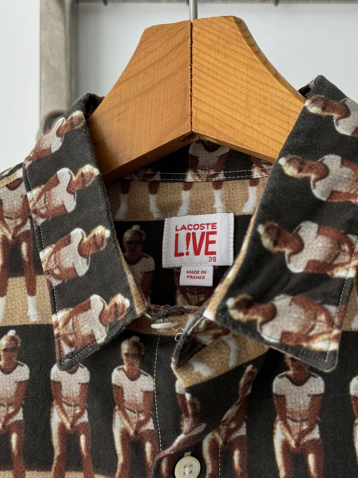 Capsule × Lacoste Lacoste L!ve ‘Vintage Ads’ Capsule Collection Tennis Shirt Size US M / EU 48-50 / 2 - 4 Thumbnail