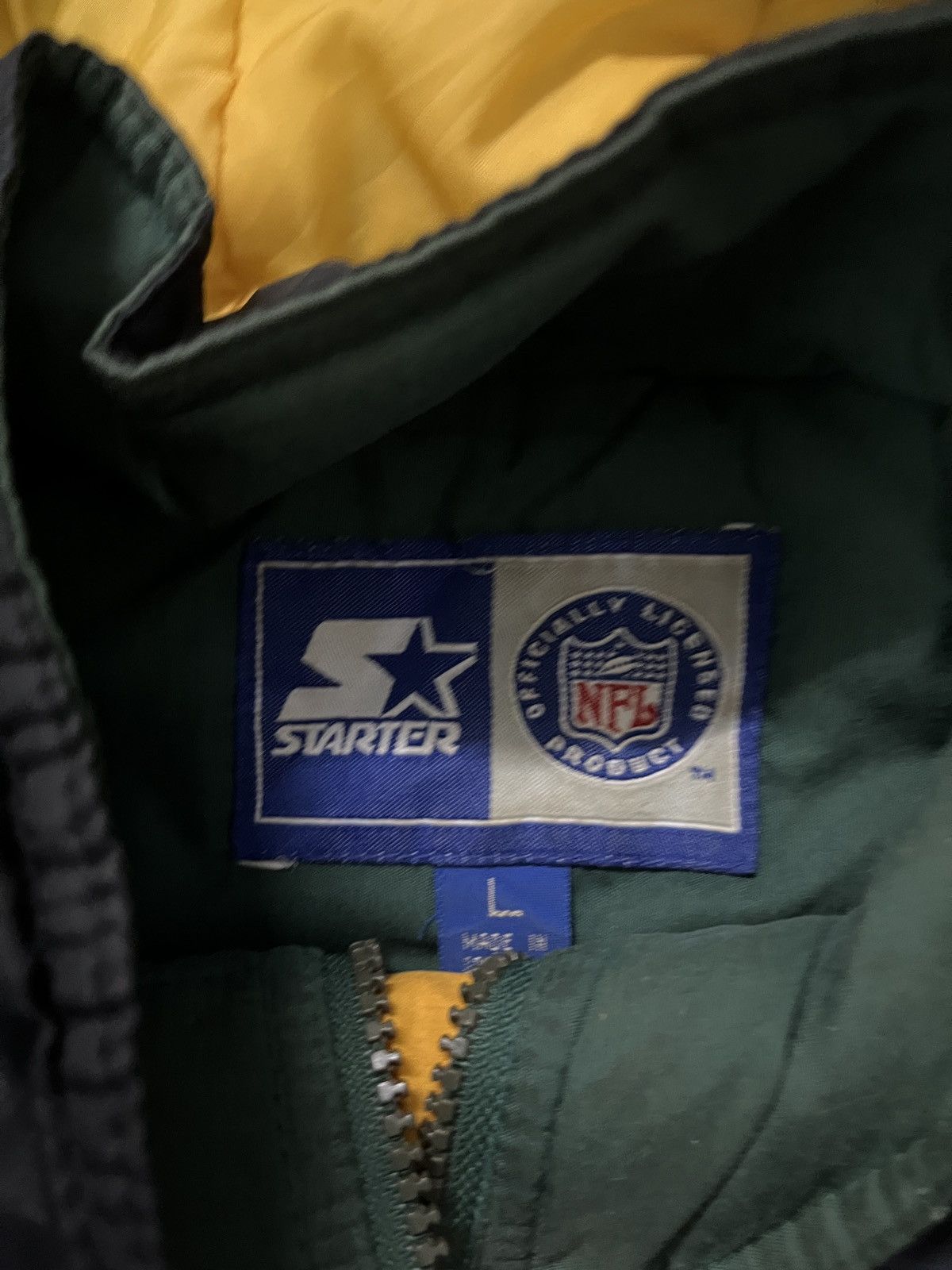 Starter × Vintage Vintage Green Bay Packers Starter Jacket Size US XL / EU 56 / 4 - 7 Thumbnail