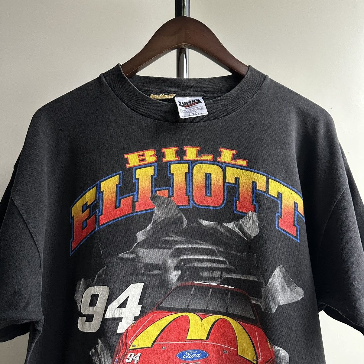 NASCAR Vintage 1995 Bill Elliott McDonald’s Nascar Tee Size US XL / EU 56 / 4 - 2 Thumbnail