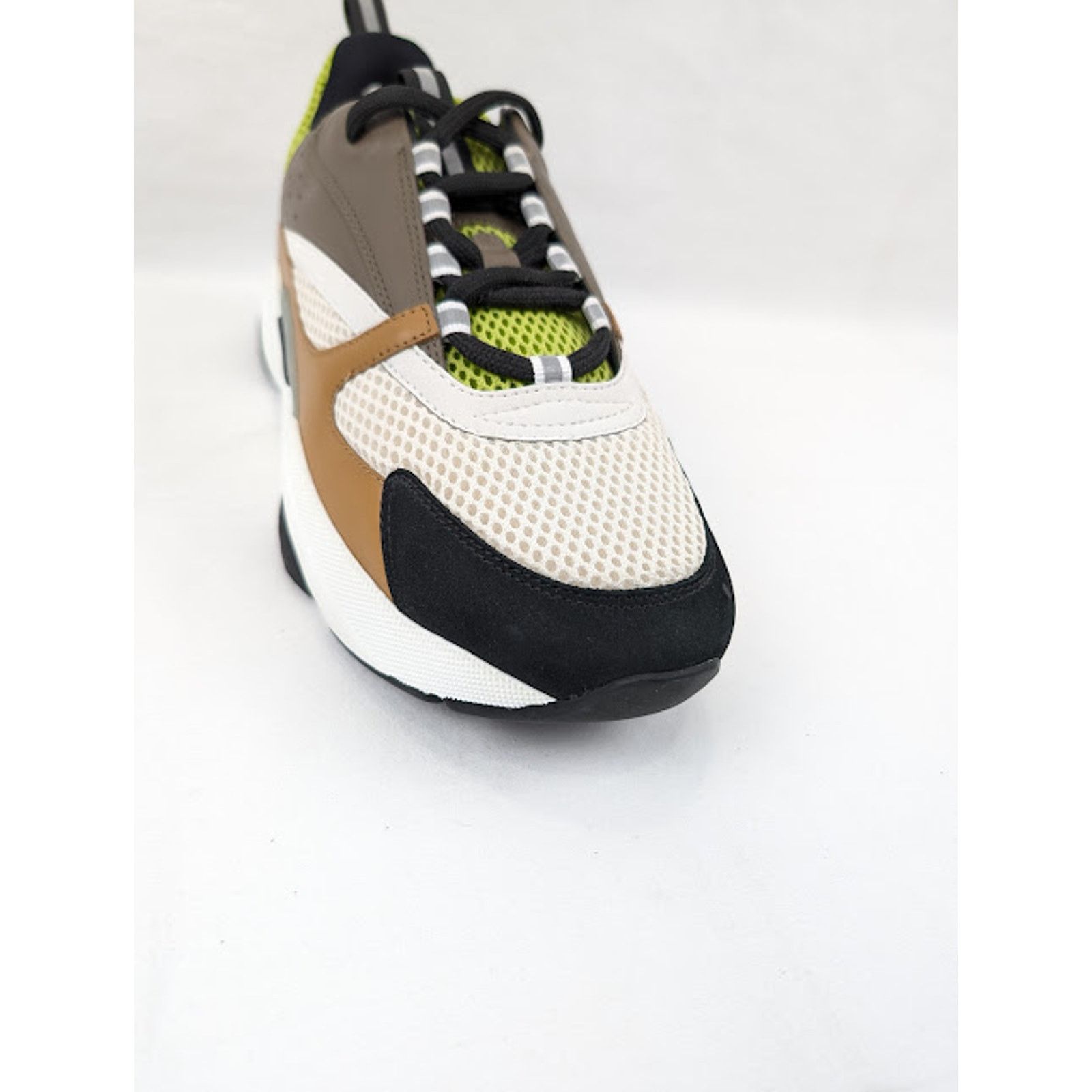 Dior o1rshd1 B22 Calf Mesh Sneakers in Brown/Kaki Size US 11 / EU 44 - 5 Thumbnail