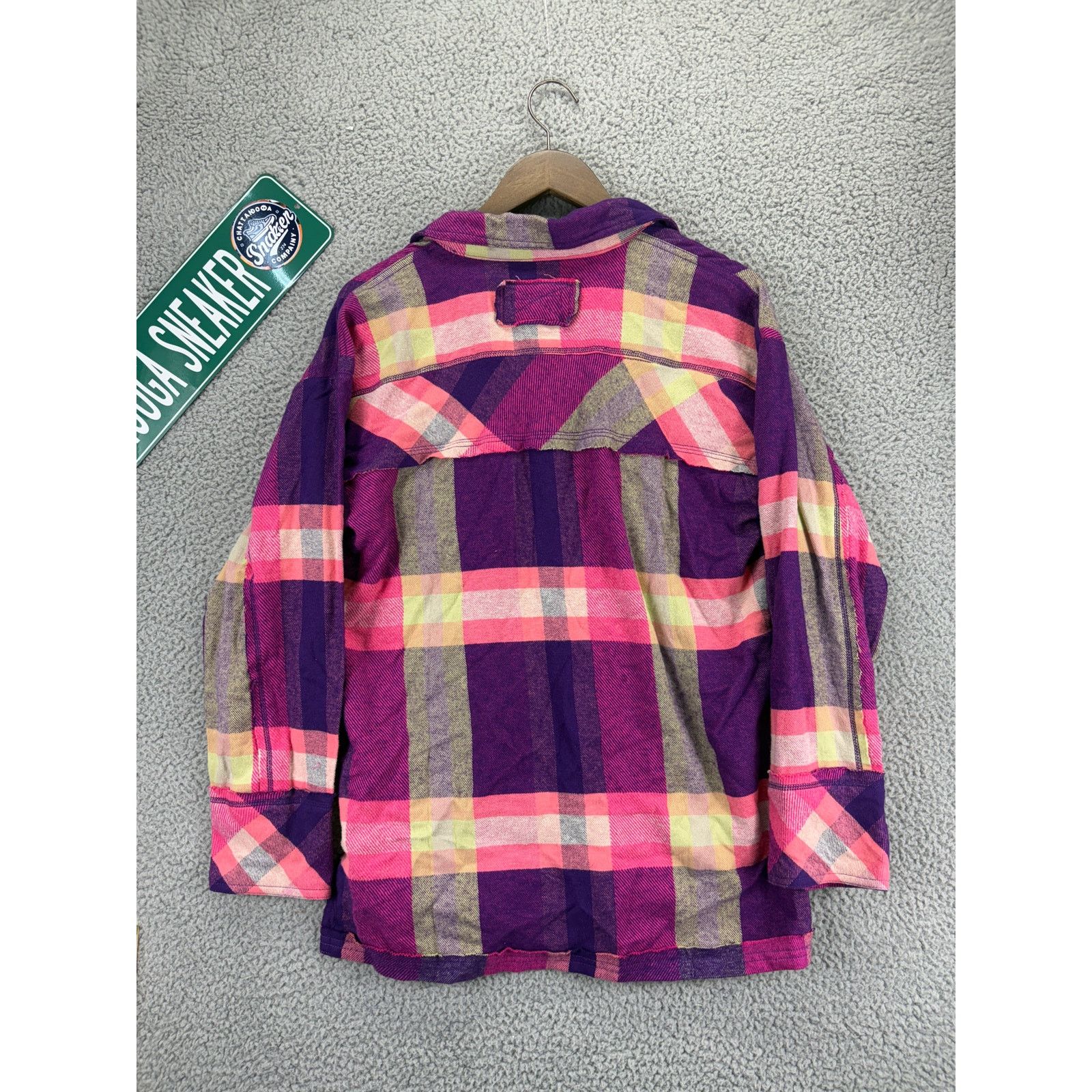 Free People Free People Izzie Cargo Flannel Shirt Plaid Women XS NEW Size XS / US 0-2 / IT 36-38 - 6 Thumbnail
