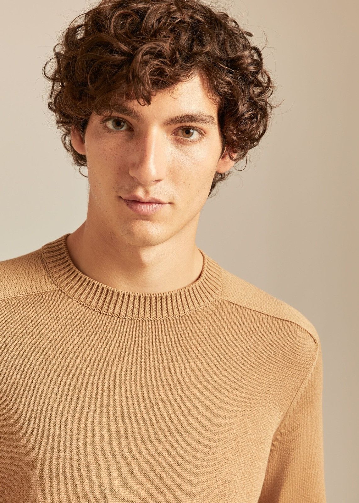 Loro Piana o1srvl11e1024 Girocollo Crewneck Sweater in Brown Size US S / EU 44-46 / 1 - 4 Thumbnail
