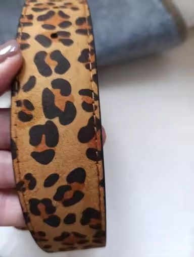 Japanese Brand 2000s PU leopard cheetah print belt Size ONE SIZE - 6 Thumbnail