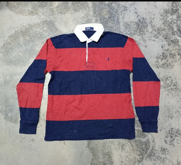 トップス Palace Elbow Stripe Rugby (S) Palace × Vintage Palace Elbow Stripe Rugby | Grailed