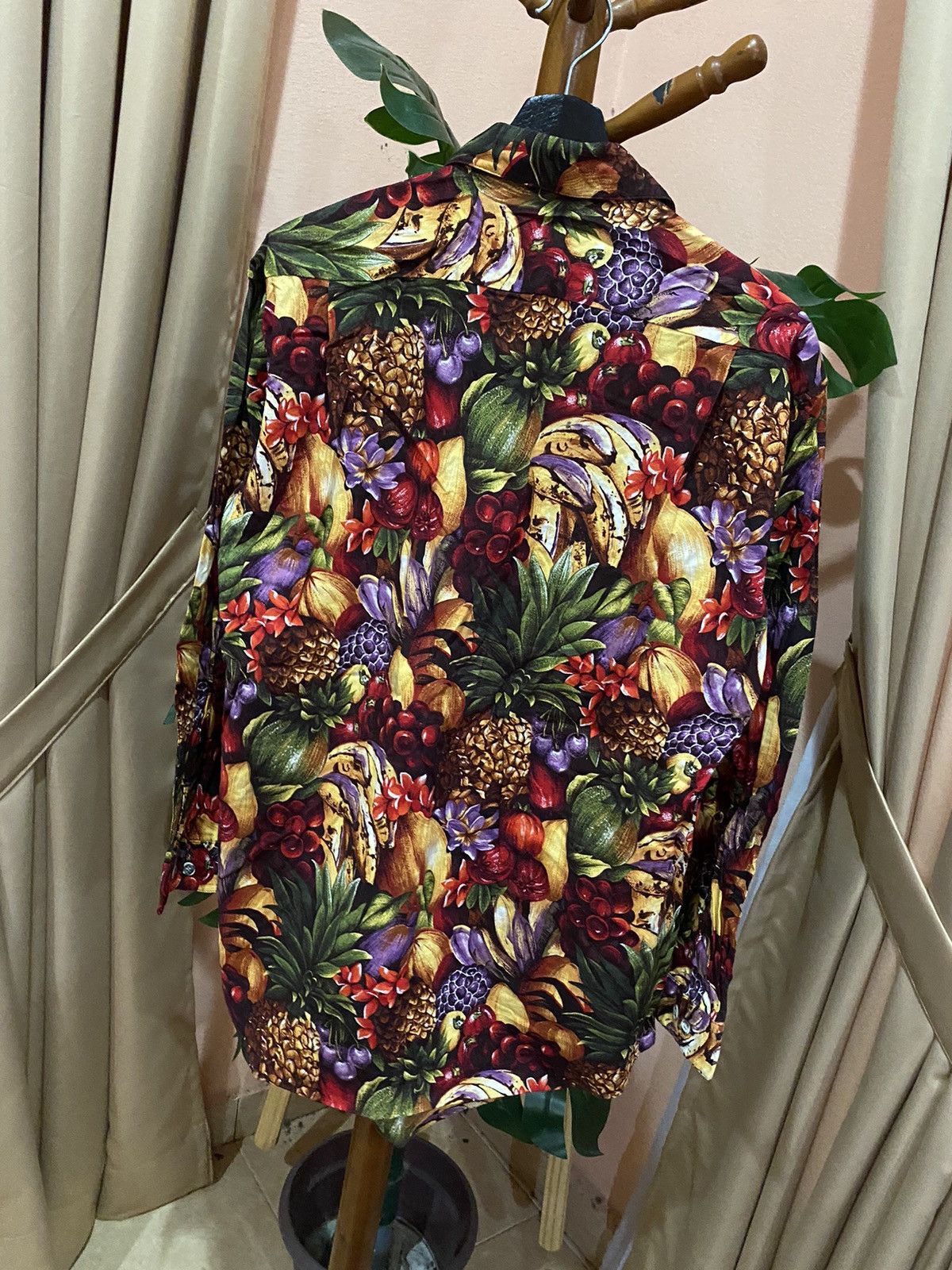 Japanese Brand Vintage Mecanin Bold Fruit Print Shirt Made in Japan Size US M / EU 48-50 / 2 - 6 Thumbnail