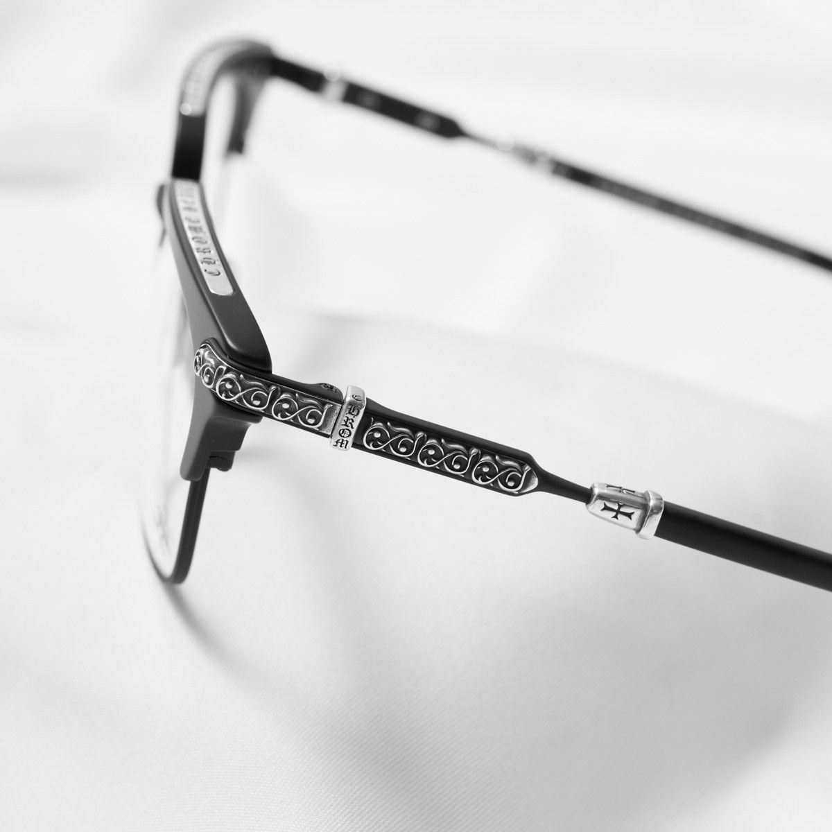 Chrome Hearts CHROME HEARTS VERTICAL SMILE II MATTE BLACK GLASSES Size ONE SIZE - 3 Thumbnail