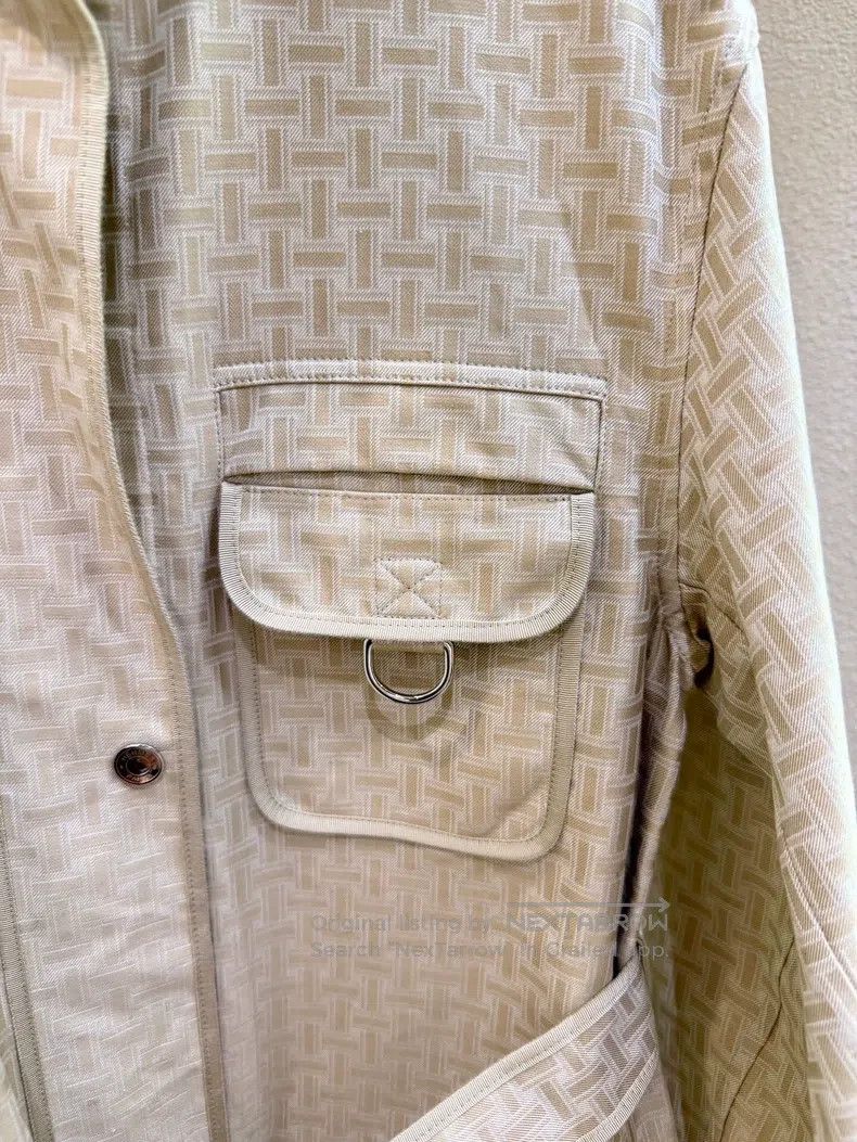 Hermes Hermes Long Trench Coat Size XXS / US 00 / IT 34 - 3 Thumbnail
