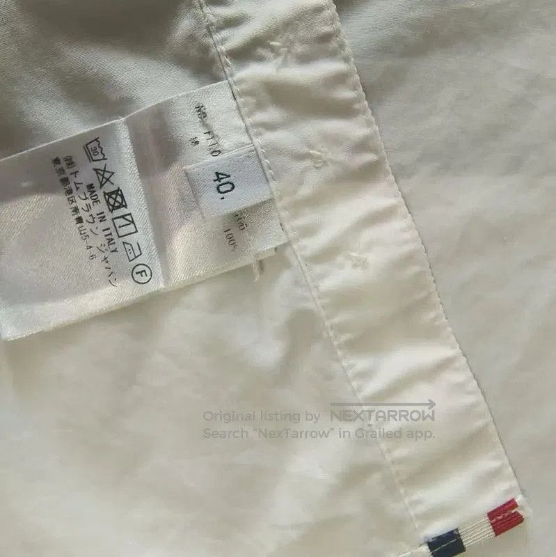 Thom Browne Thom Browne White Cotton Women's Shirt . Size S / US 4 / IT 40 - 3 Thumbnail