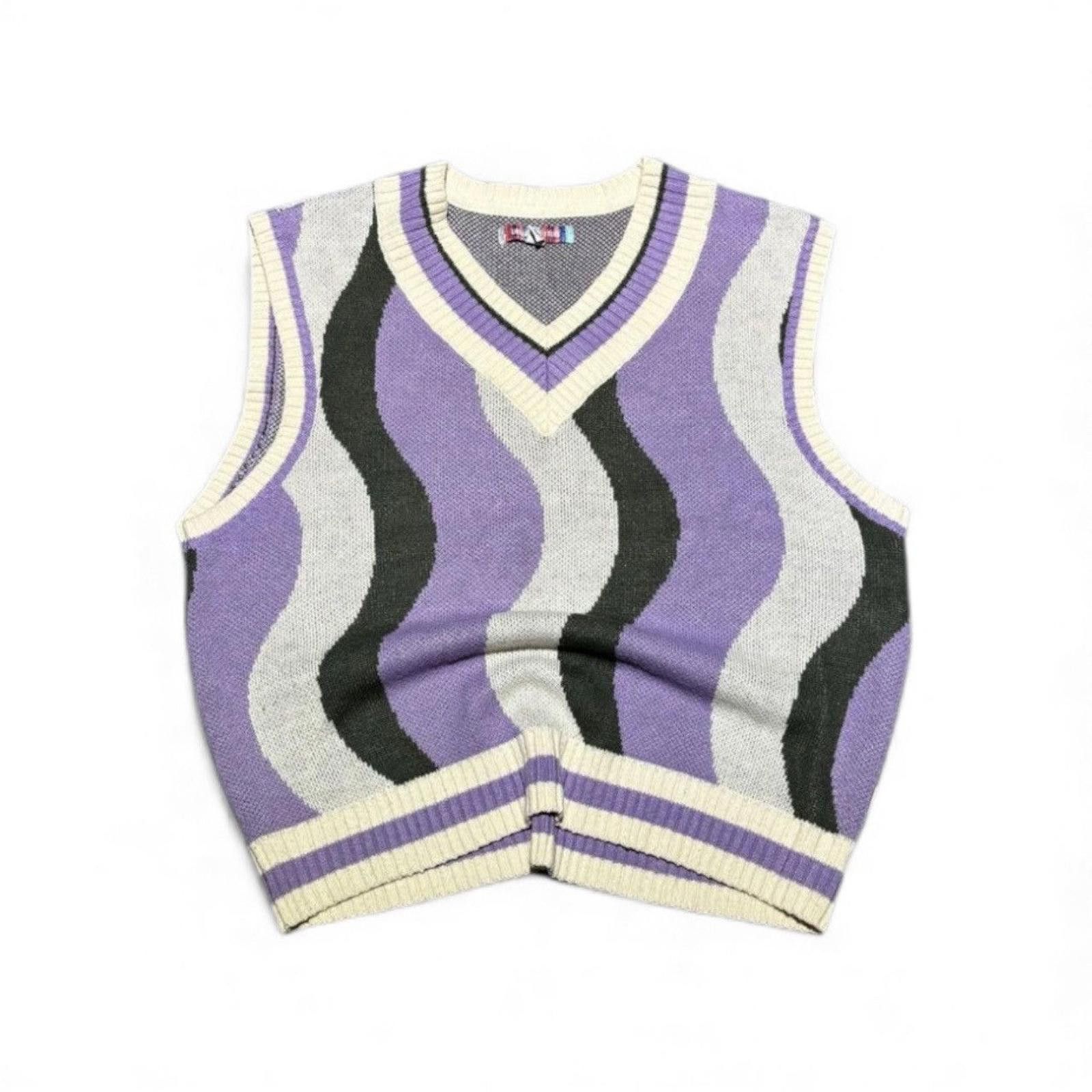 Urban Outfitters Urban Outfitters Multi-Color Wave Cardigan Size US S / EU 44-46 / 1 - 1 Thumbnail