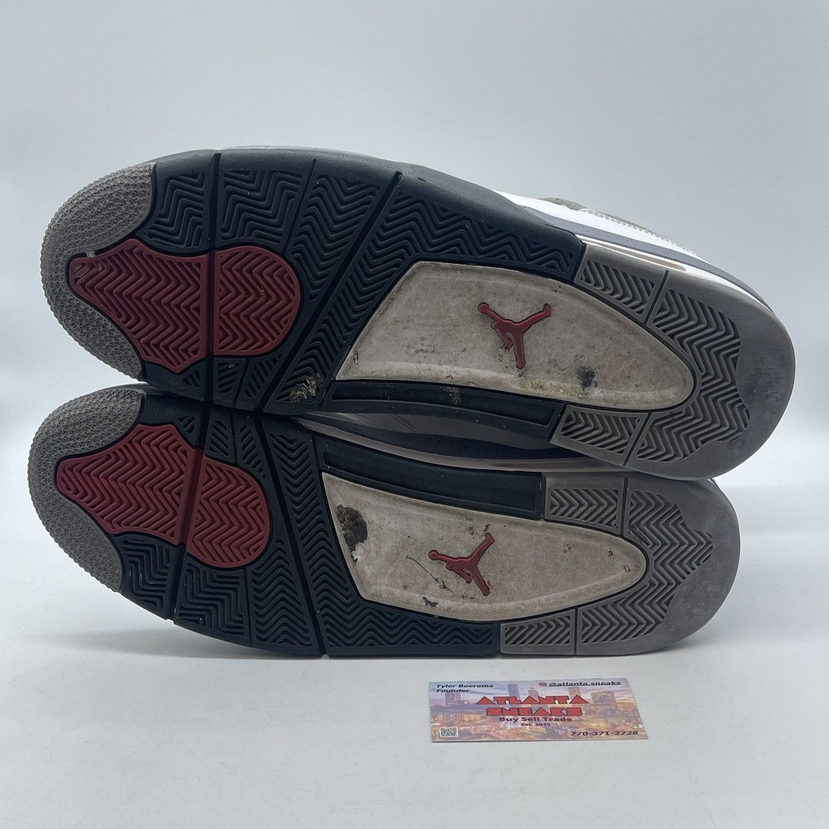 Jordan Brand Air Jordan 4 white cement Size US 14 / EU 47 - 7 Thumbnail