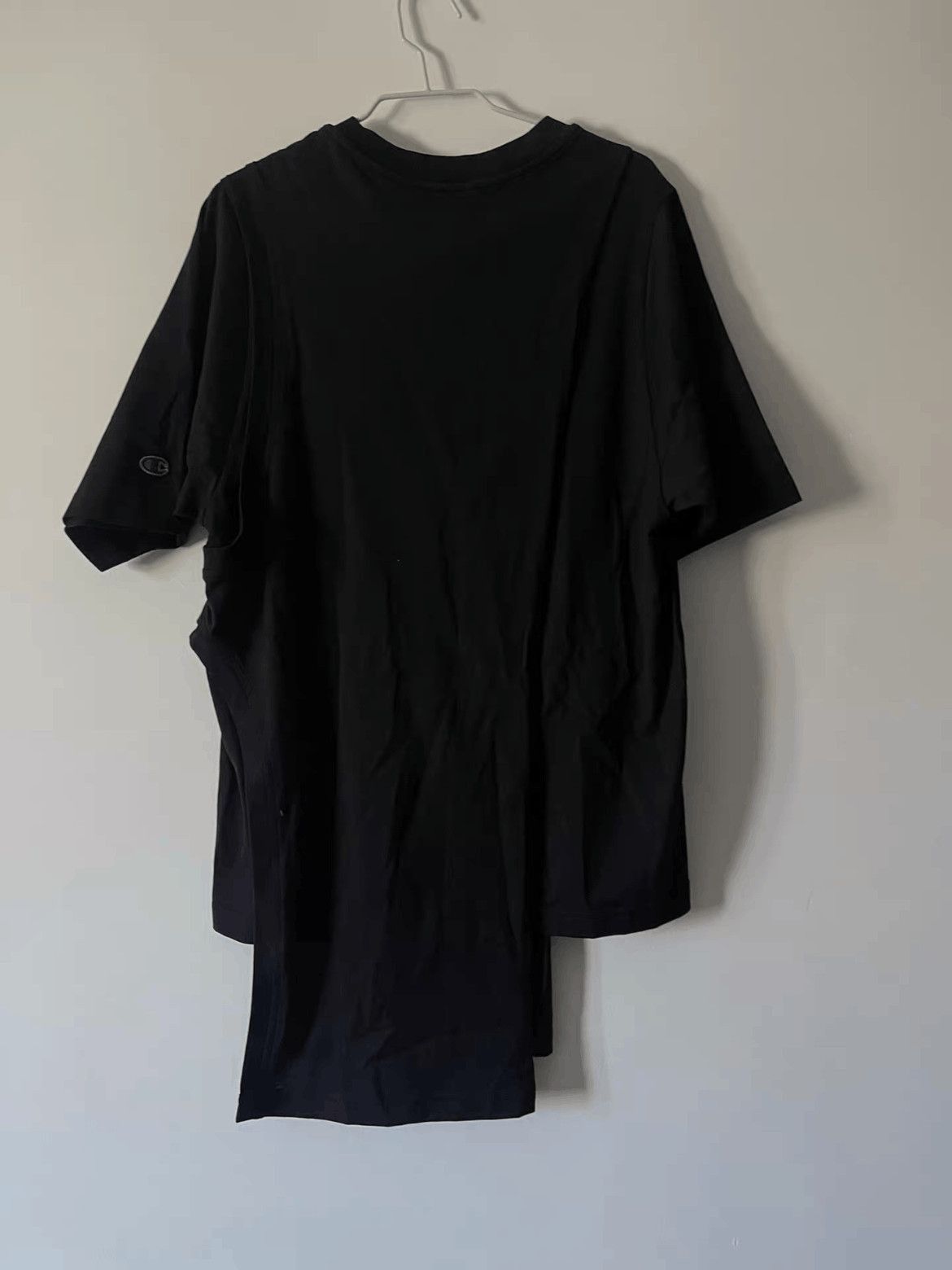 Rick Owens Rick Owens x Champion Layers Tee-2508 Size US XS / EU 42 / 0 - 5 Thumbnail