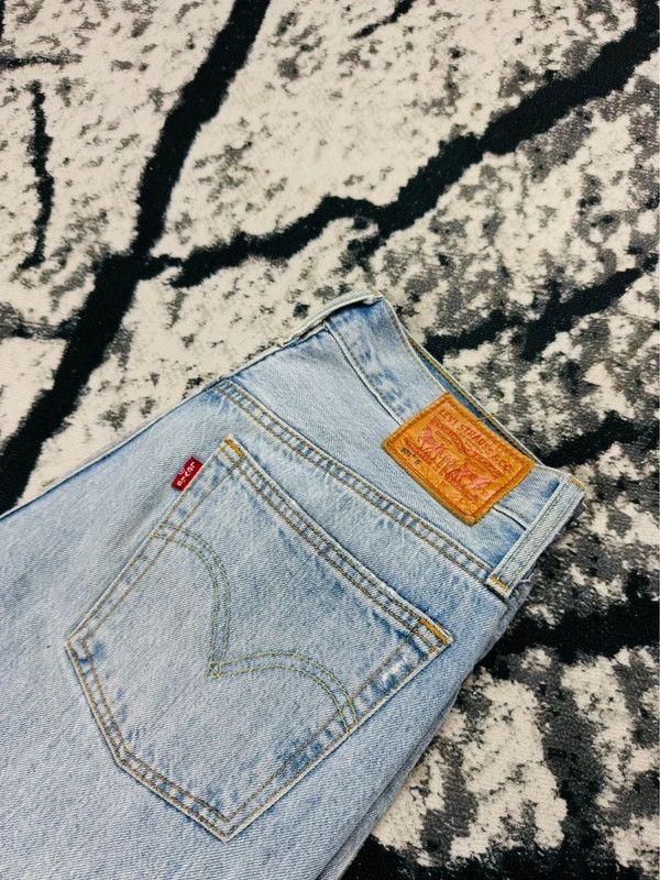 Levi's Levis 501 jeans 27 28 baby blue Size US 27 - 4 Thumbnail