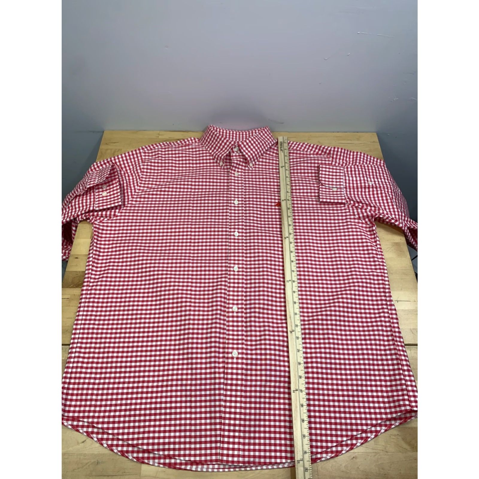 Brooks Brothers Brooks Brothers Dress Shirt Men XL Traditional Fit Red Check Casual Work Shirt Size US XL / EU 56 / 4 - 6 Thumbnail