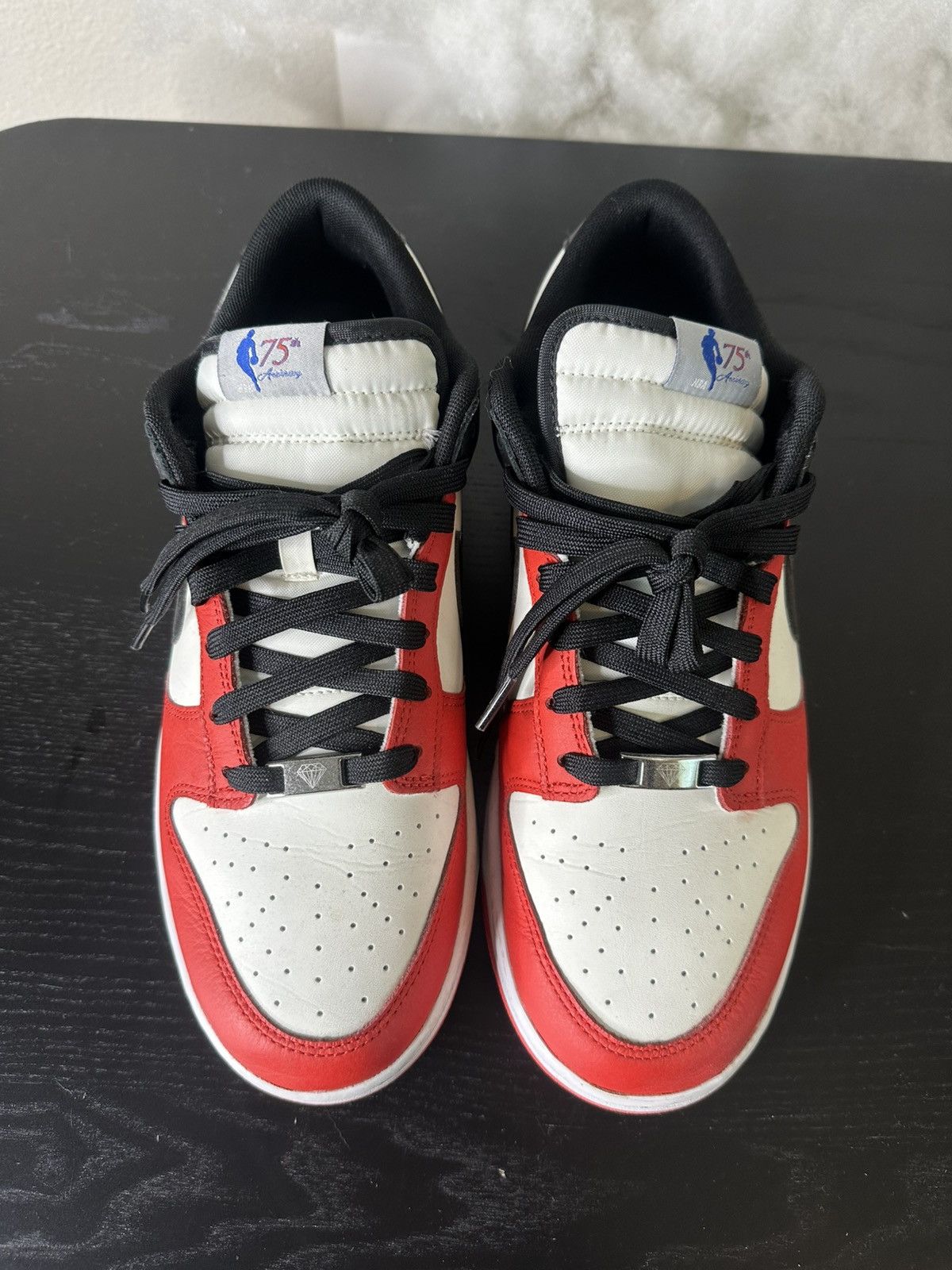 Nike Nike Dunk Low EMB NBA 75th Anniversary Chicago men’s Sneaker Size US 11 / EU 44 - 2 Thumbnail