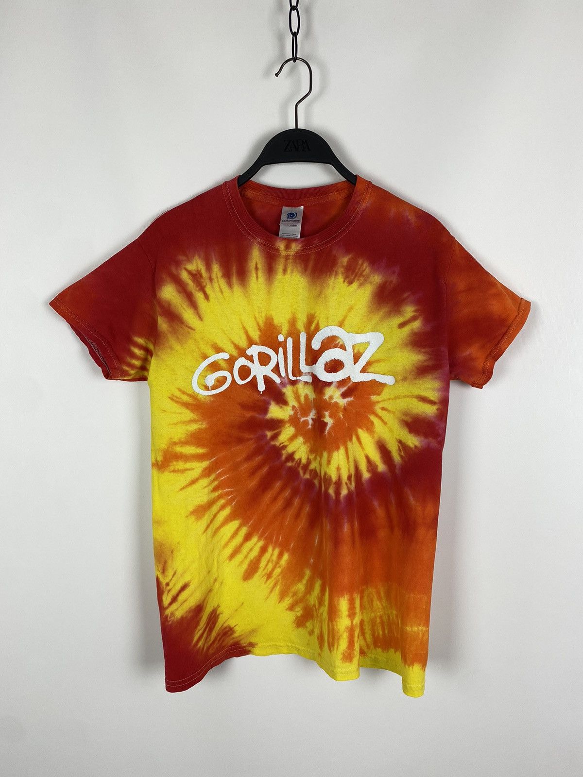 Band Tees Gorillaz Logo Tie Dye Tee Size US S / EU 44-46 / 1 - 1 Thumbnail