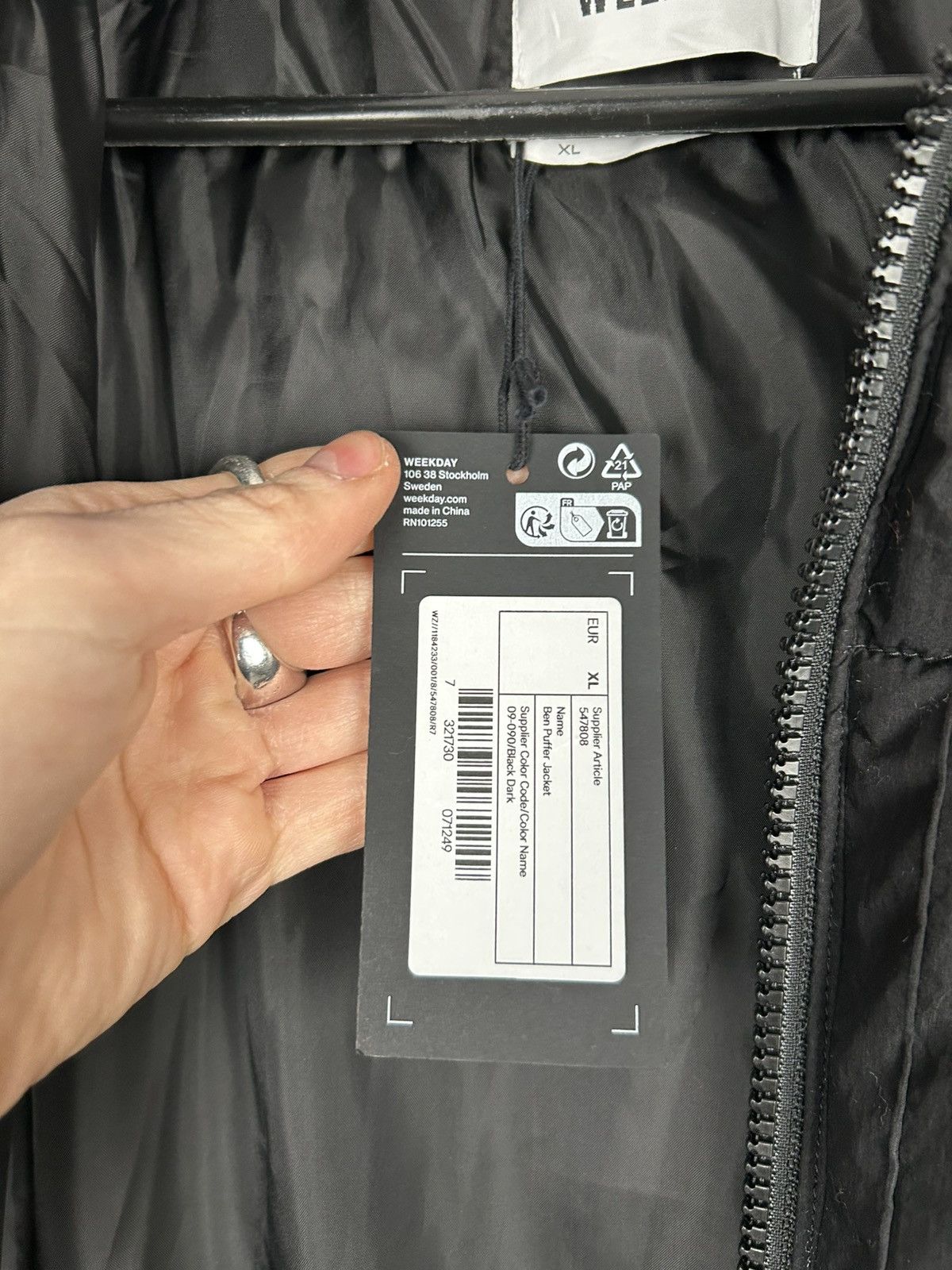 Weekday Weekday Puffer Jacket Streetwear Gorpcore Rap Drill Size US XL / EU 56 / 4 - 6 Thumbnail