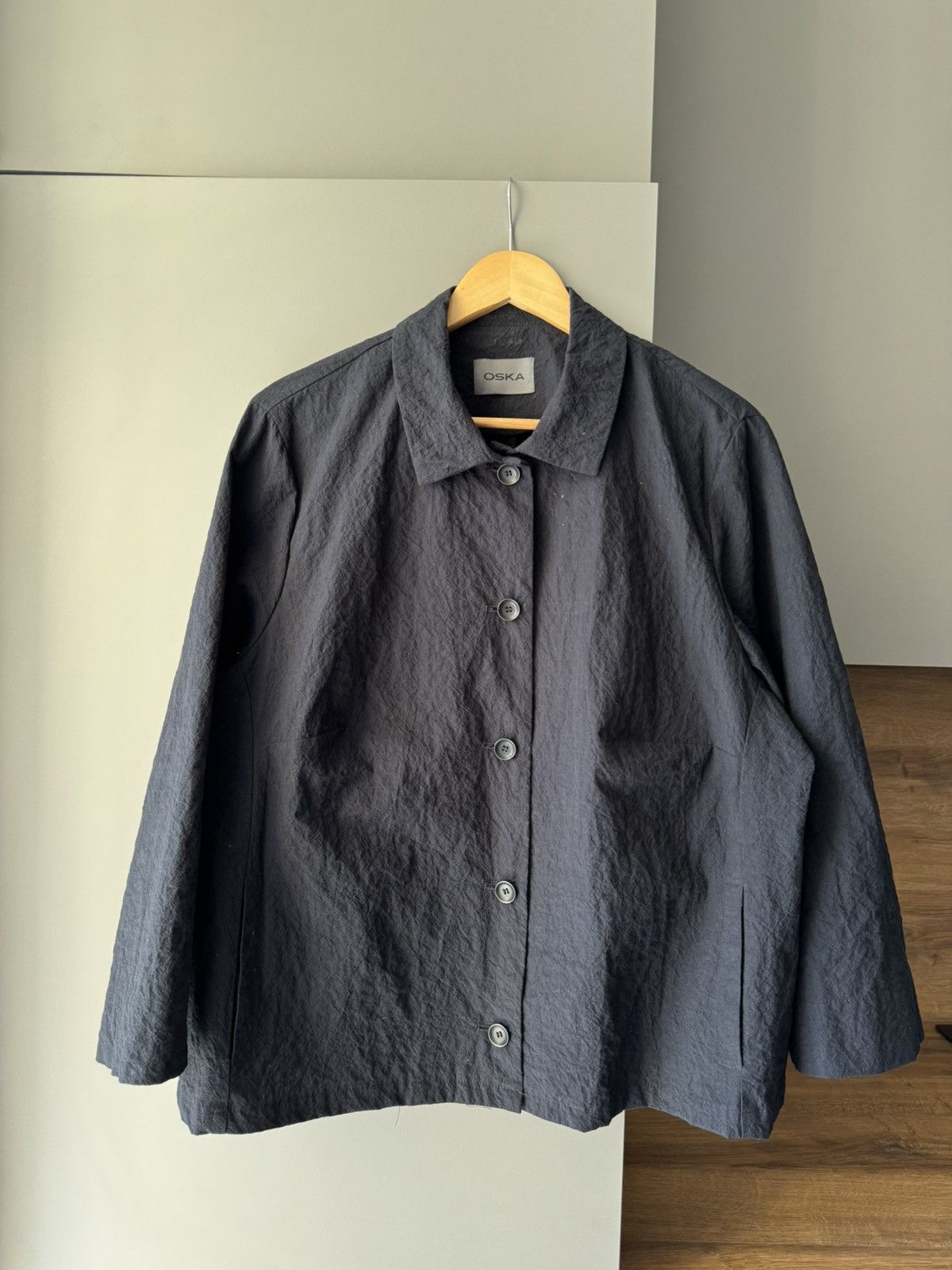 Designer Oska Baumwolle Jacket Zip Coat Oversized Avantgarde Size XS / US 0-2 / IT 36-38 - 1 Thumbnail