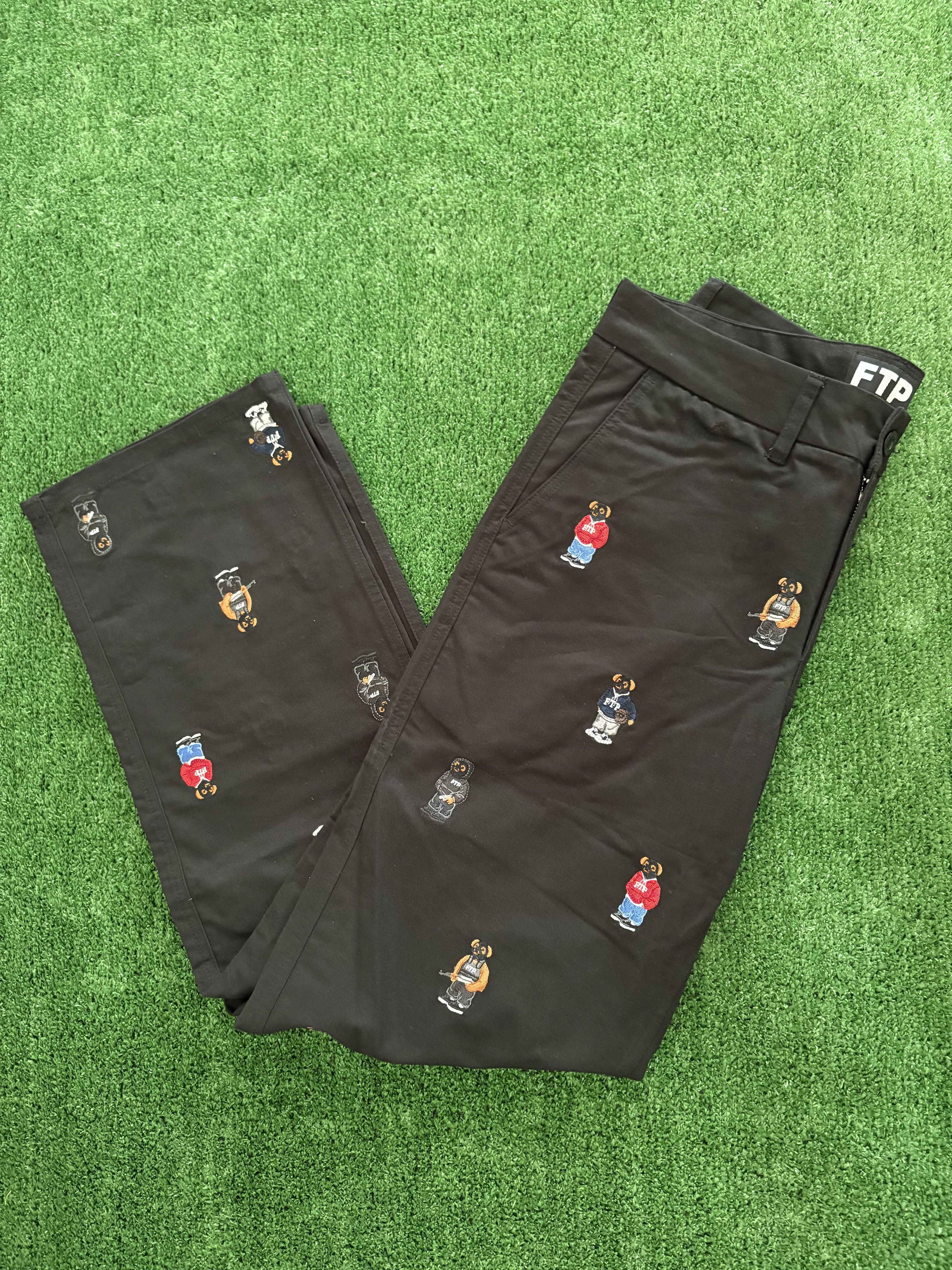 Fuck The Population FTP Bear Chino Pant Black Size US 32 / EU 48 - 5 Thumbnail
