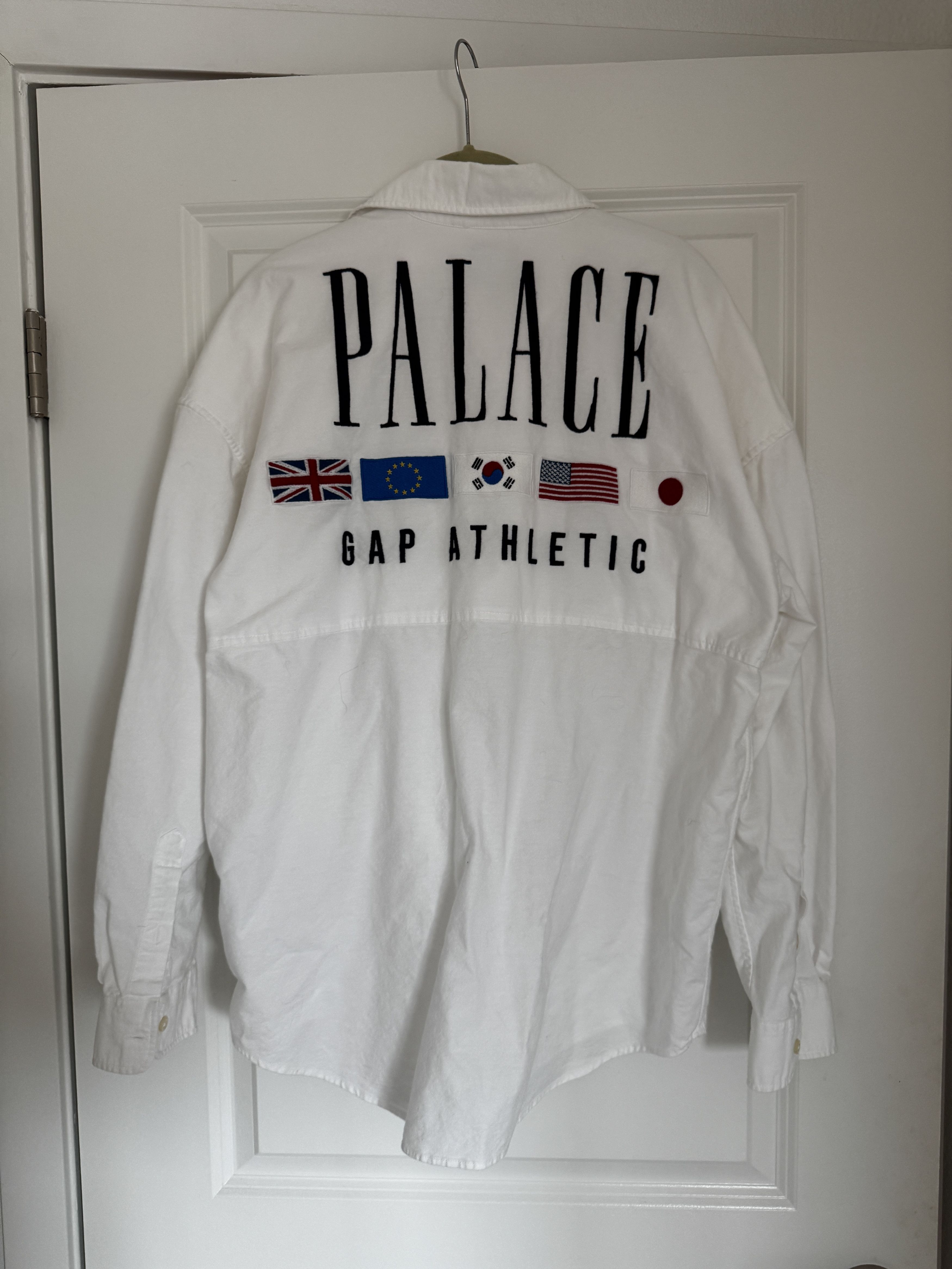 Gap × Palace Palace x Gap Drop Shoulder Oxford Shirt | Grailed