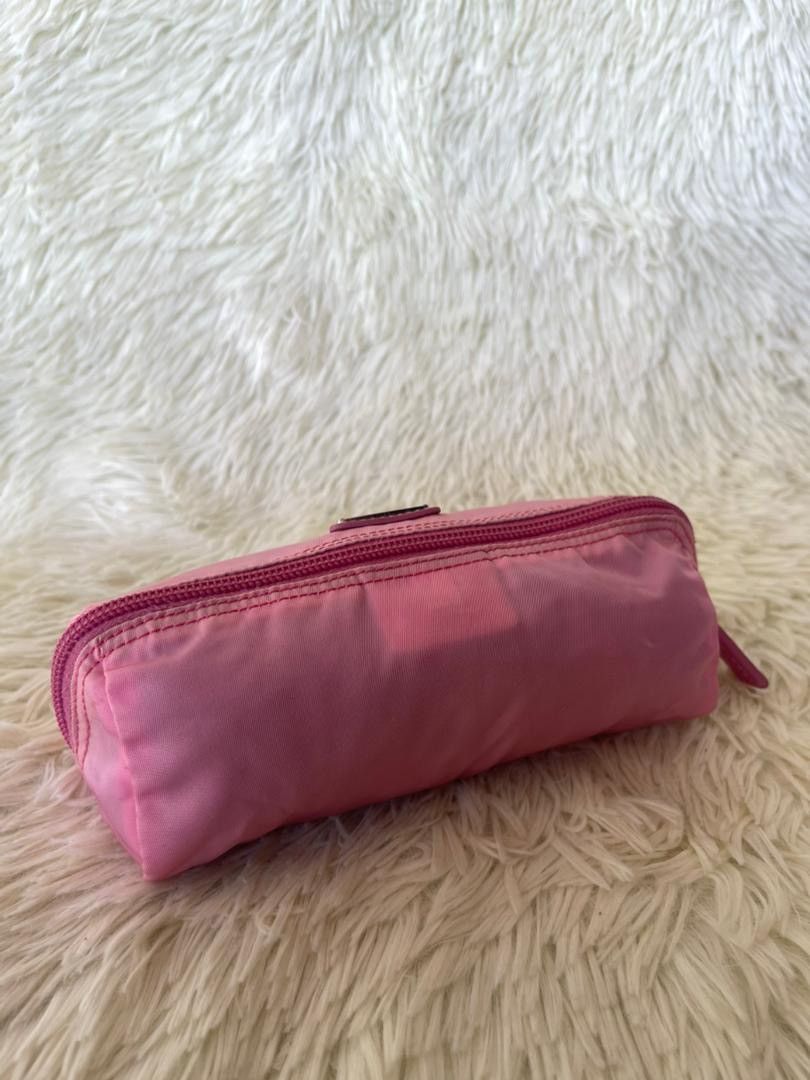 Prada Prada Fuschia Tessuto Nylon Zip Pouch Size ONE SIZE - 7 Thumbnail