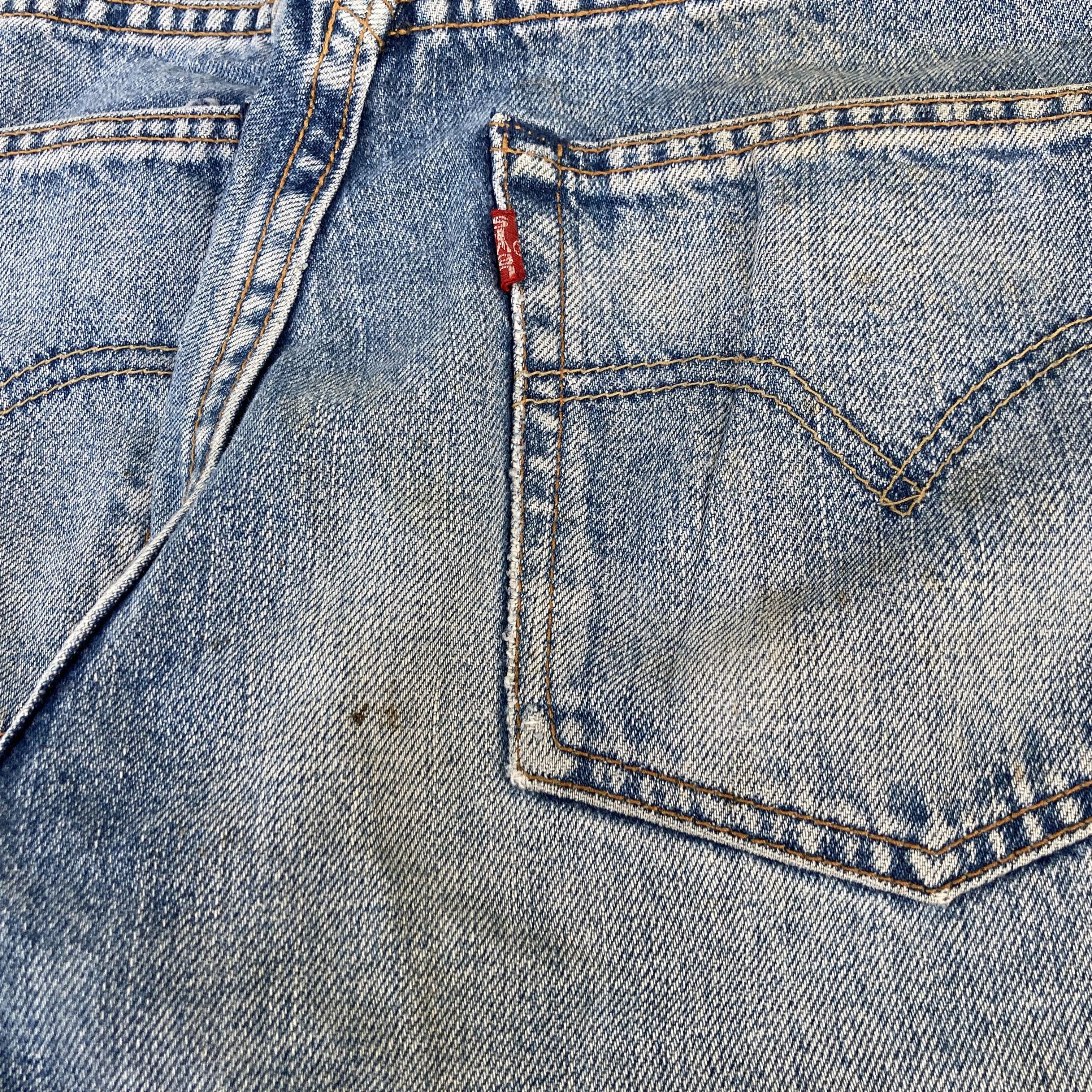 Levi's 28x35.5 Vintage Levis 503 Redline Selvedge Denim Blue Jeans Size US 28 / EU 44 - 14 Thumbnail