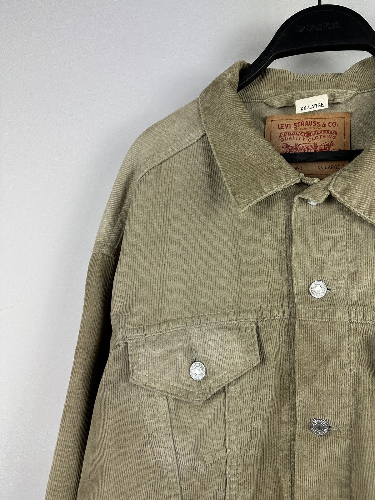 Levi's × Levi's Vintage Clothing × Vintage Vintage 90’s Levi's Corduroy Jacket Size US XXL / EU 58 / 5 - 2 Thumbnail