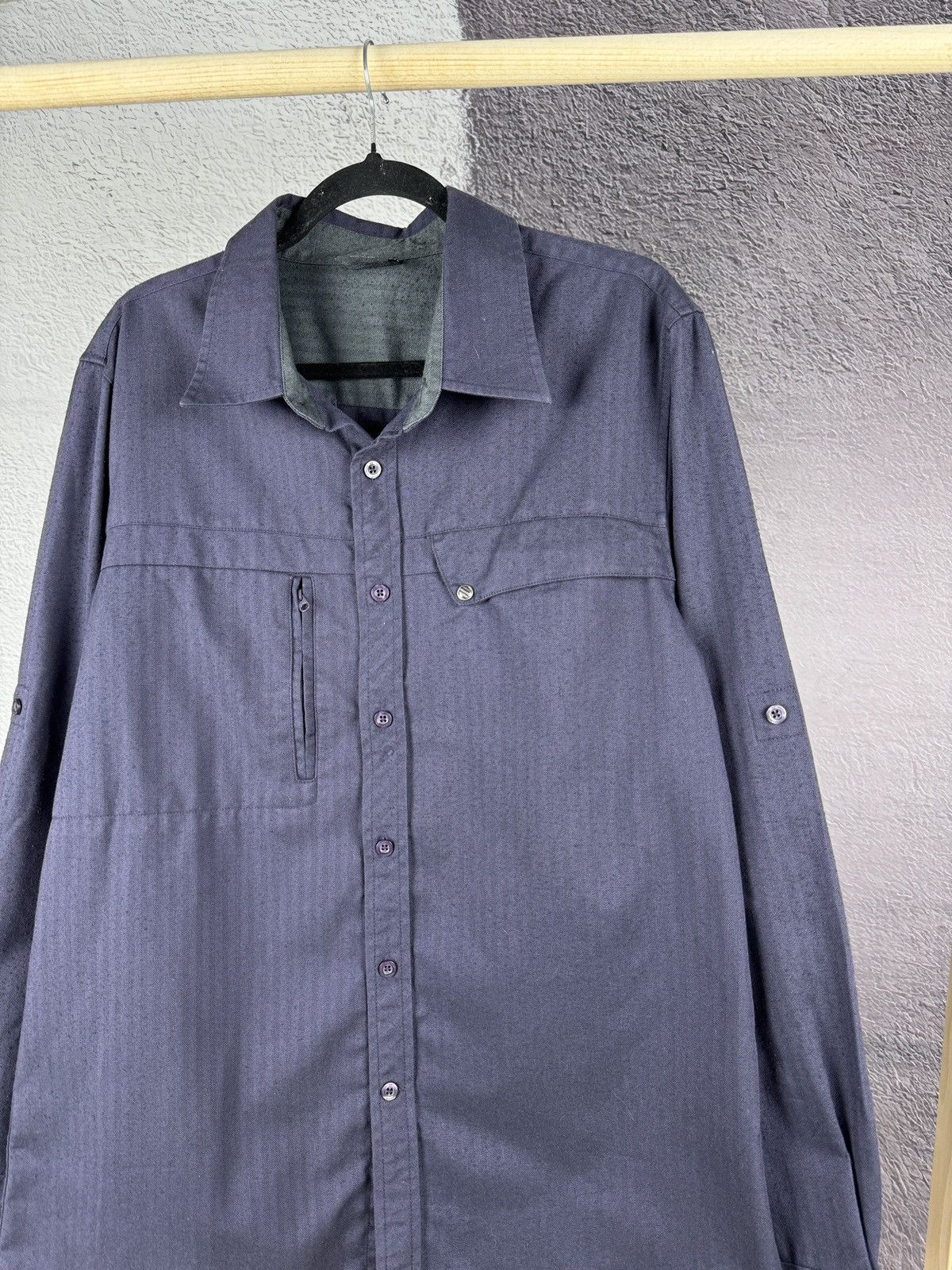 Oakley Oakley vintage FA 2011 blue violet overshirt pockets Size US L / EU 52-54 / 3 - 6 Thumbnail