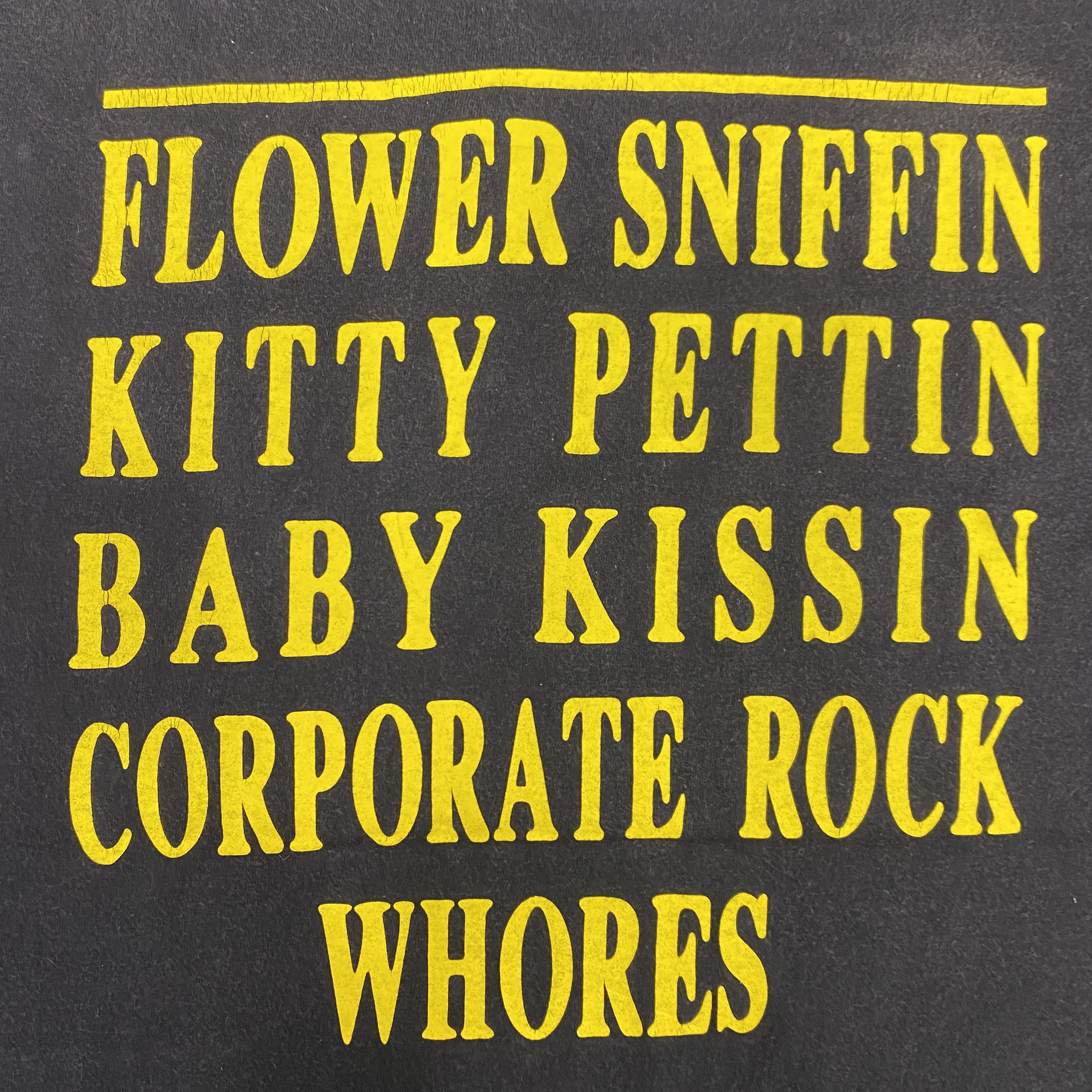 Band Tees Vintage Nirvana Smiley Black Rock Tee Size M - H033 Size US M / EU 48-50 / 2 - 5 Thumbnail
