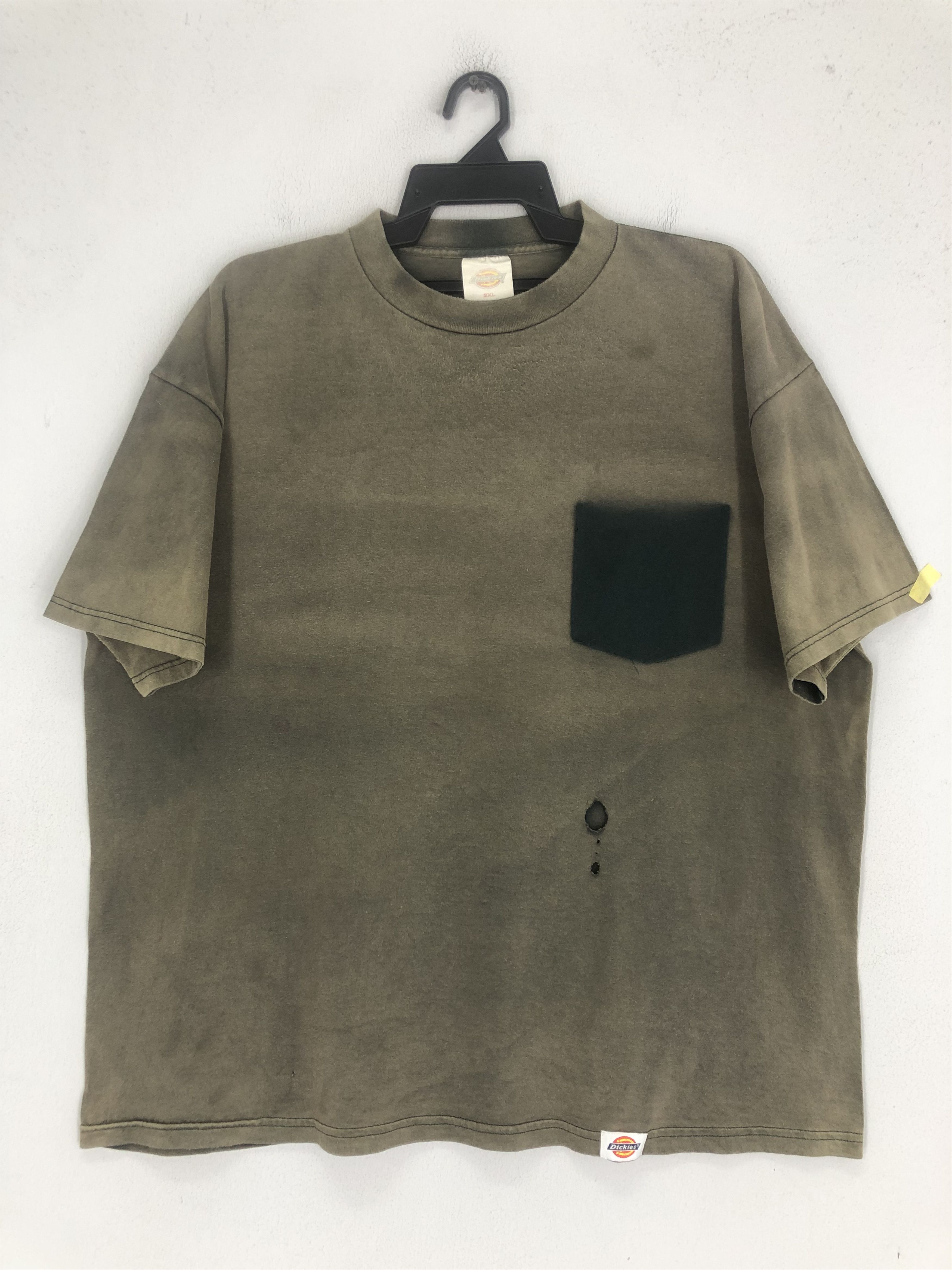 Vintage Vintage Dickies Sunfaded Pocket Tee Size US XXL / EU 58 / 5 - 1 Thumbnail