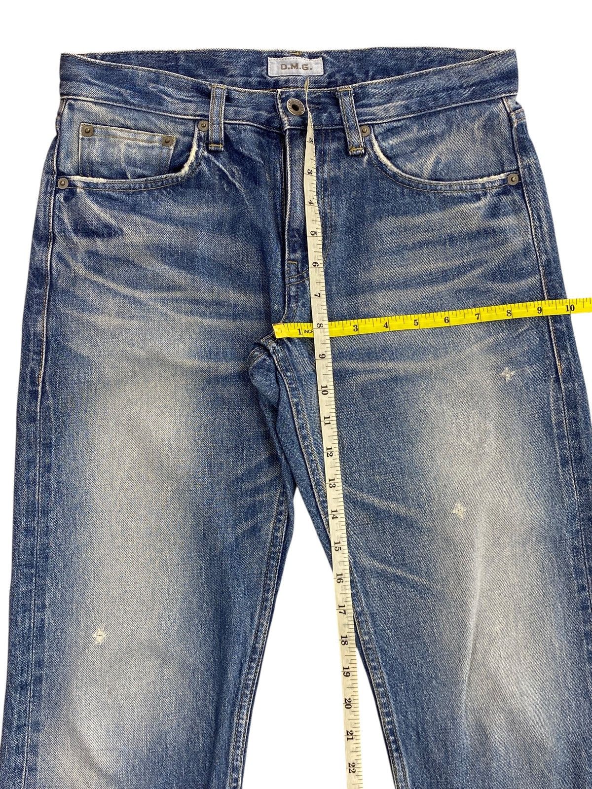 Japanese Brand Japanese Brand 3 Quarter Faded Blue Wash Style Jeans Size US 30 / EU 46 - 10 Thumbnail