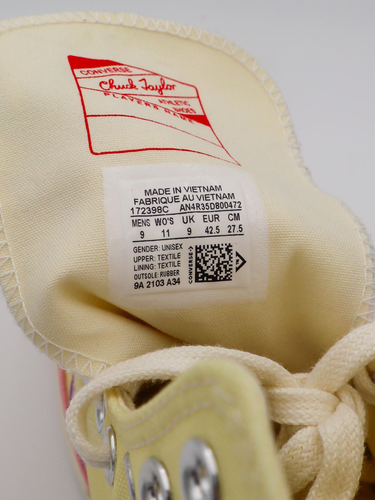 Converse Golf Le Fleur x Converse Chuck 70 High - 172398C - Yellow Size US 10 / EU 43 - 6 Thumbnail