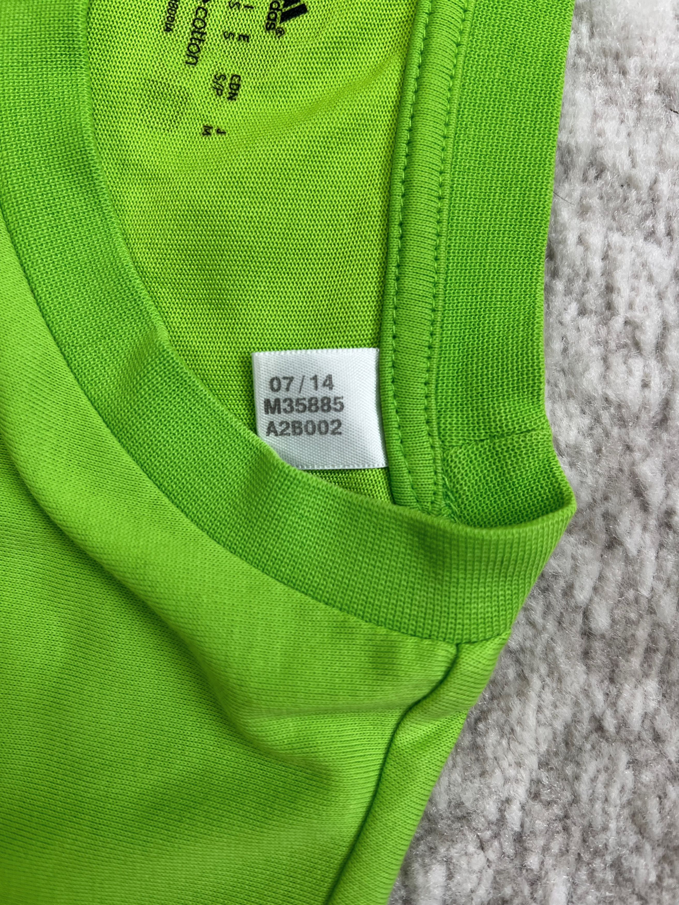 Adidas Adidas Climalite Cotton Lime Green T-Shirt Size US S / EU 44-46 / 1 - 13 Thumbnail