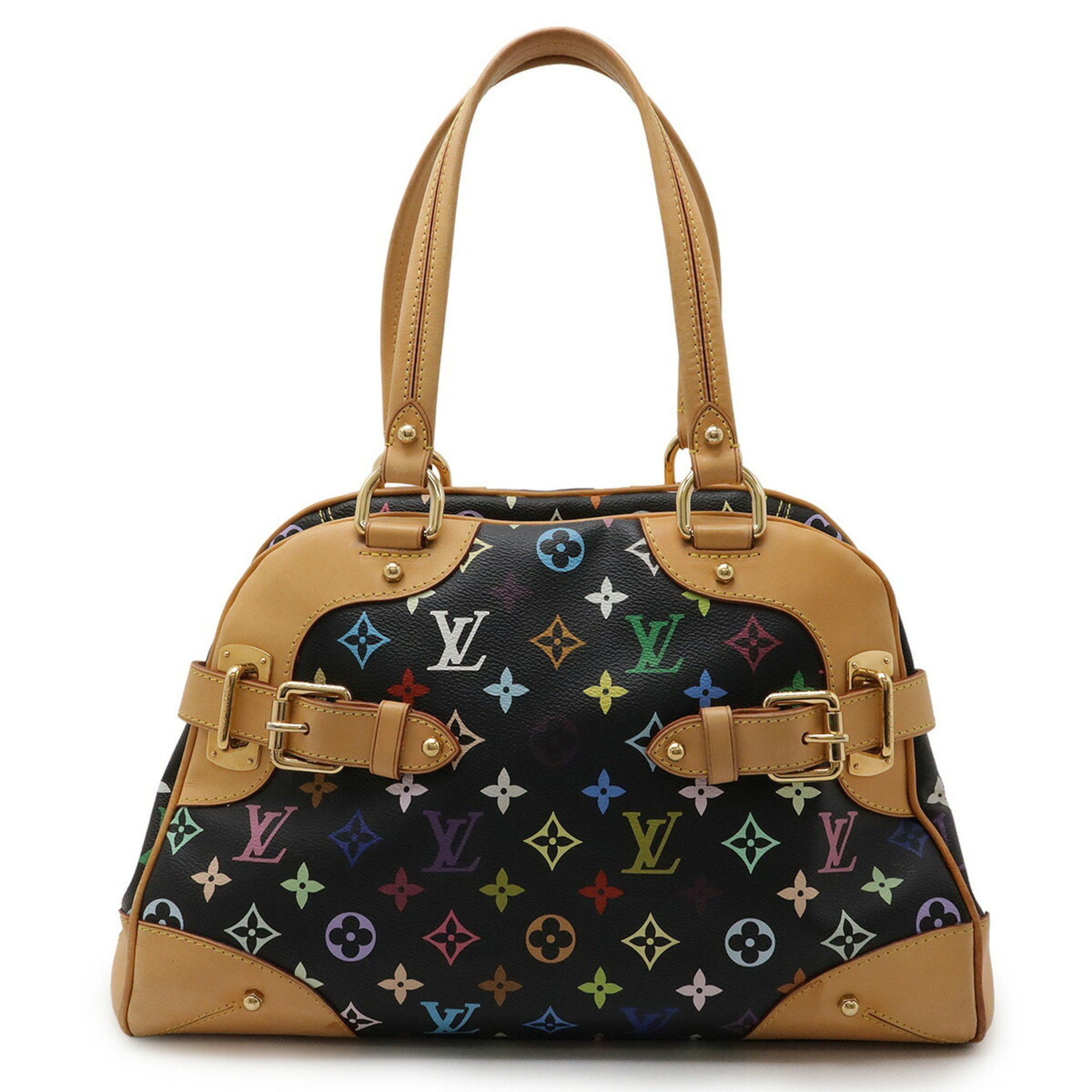 Louis Vuitton Monogram Multicolor Claudia Handbag Shoulder Bag Noir Black M40194, Women's