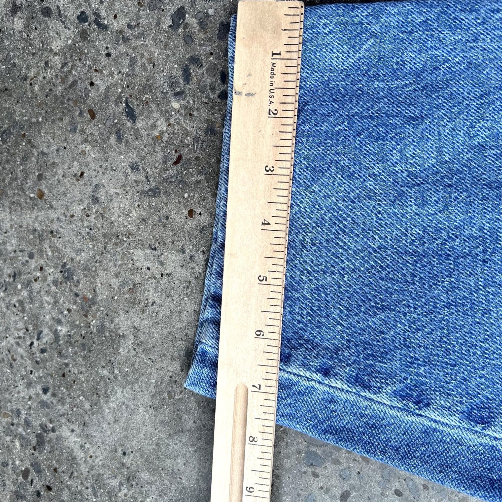 Vintage VINTAGE Blues Jeans Mens 40x30 Light Wash Blue Denim Relaxed Fit Tapered Jeans Mens 40 Blue Denim Size US 40 / EU 56 - 5 Thumbnail