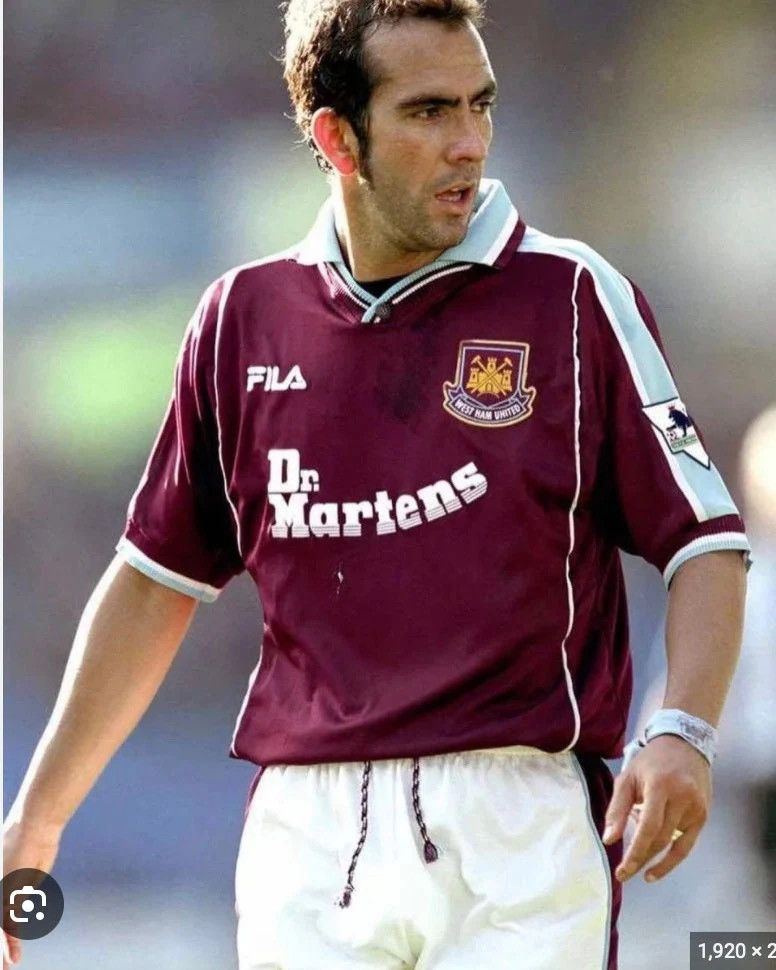 Vintage Vintage Jersey WestHam 1999-2000 Home Kit Size US XL / EU 56 / 4 - 5 Thumbnail