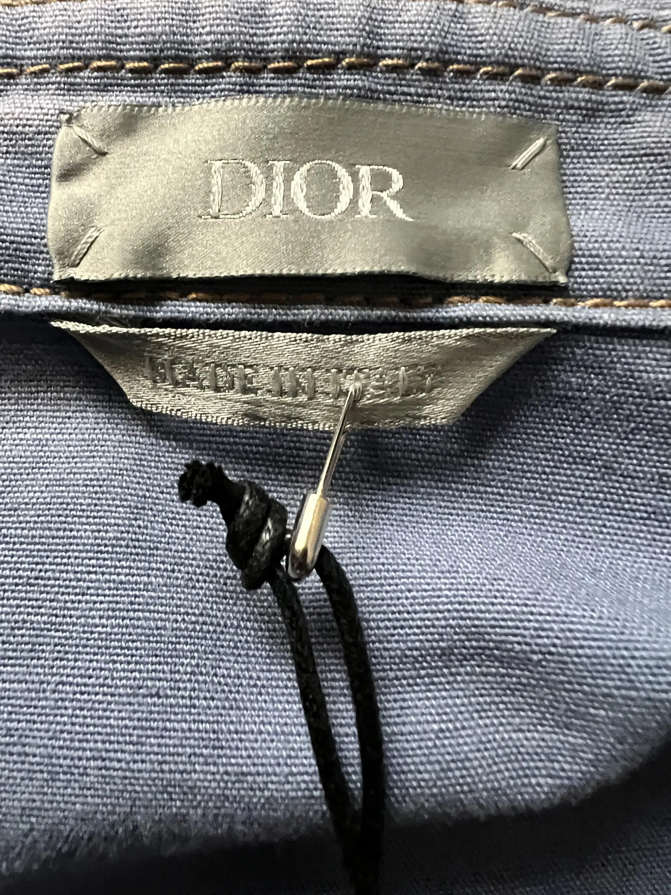 Dior Astro Embroidered Patch Denim Long Sleeve Shirt Size US M / EU 48-50 / 2 - 12 Thumbnail