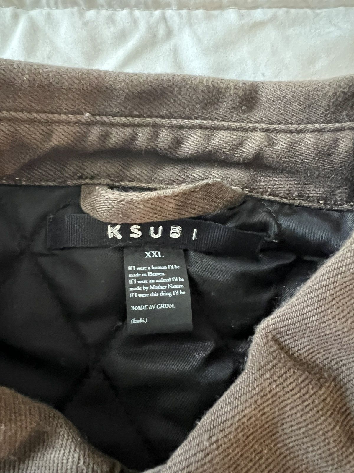 Ksubi KSUBI ANTI SHIRT WORK JACKET XPRESSO BROWN SIZE XXL Size US XXL / EU 58 / 5 - 8 Thumbnail