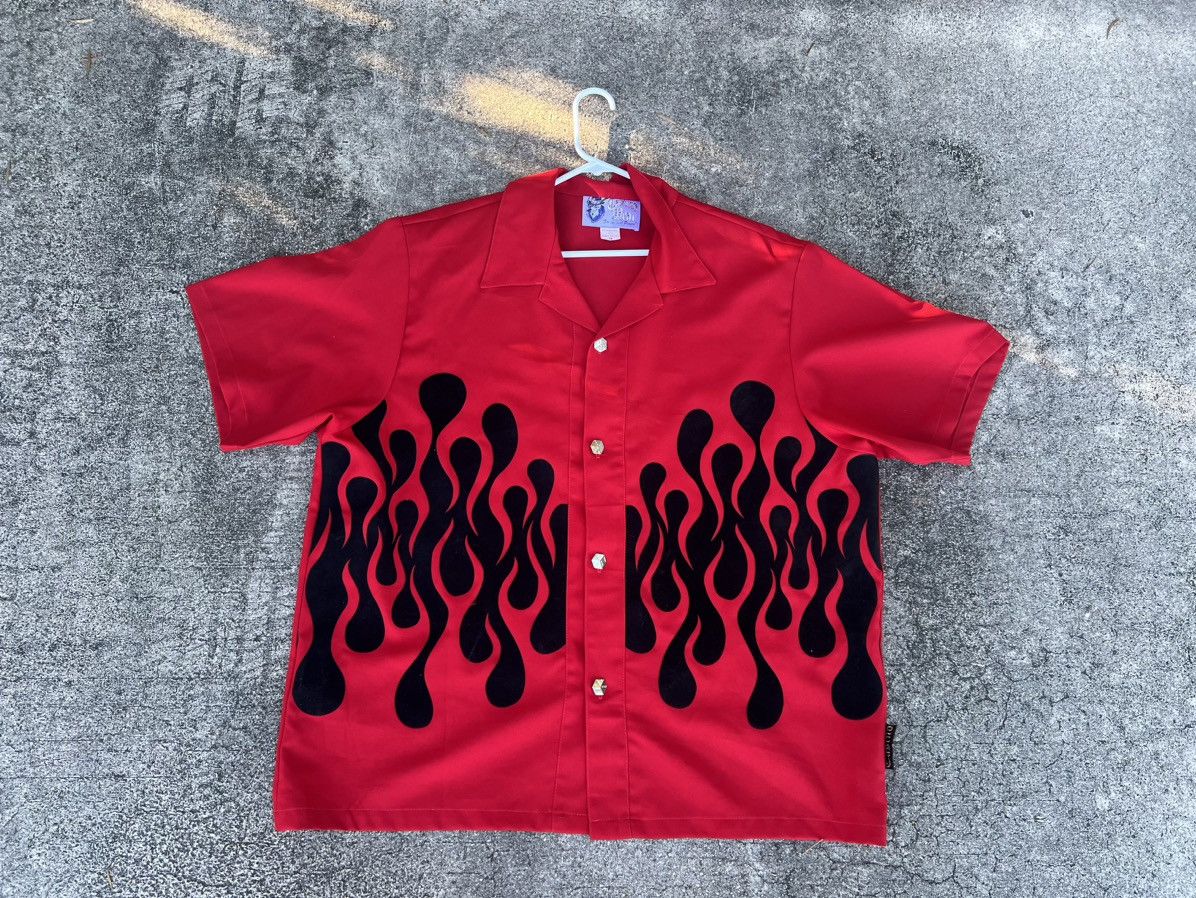 Vintage Vintage Rockabilly Bowling Shirt Size US XXL / EU 58 / 5 - 1 Thumbnail
