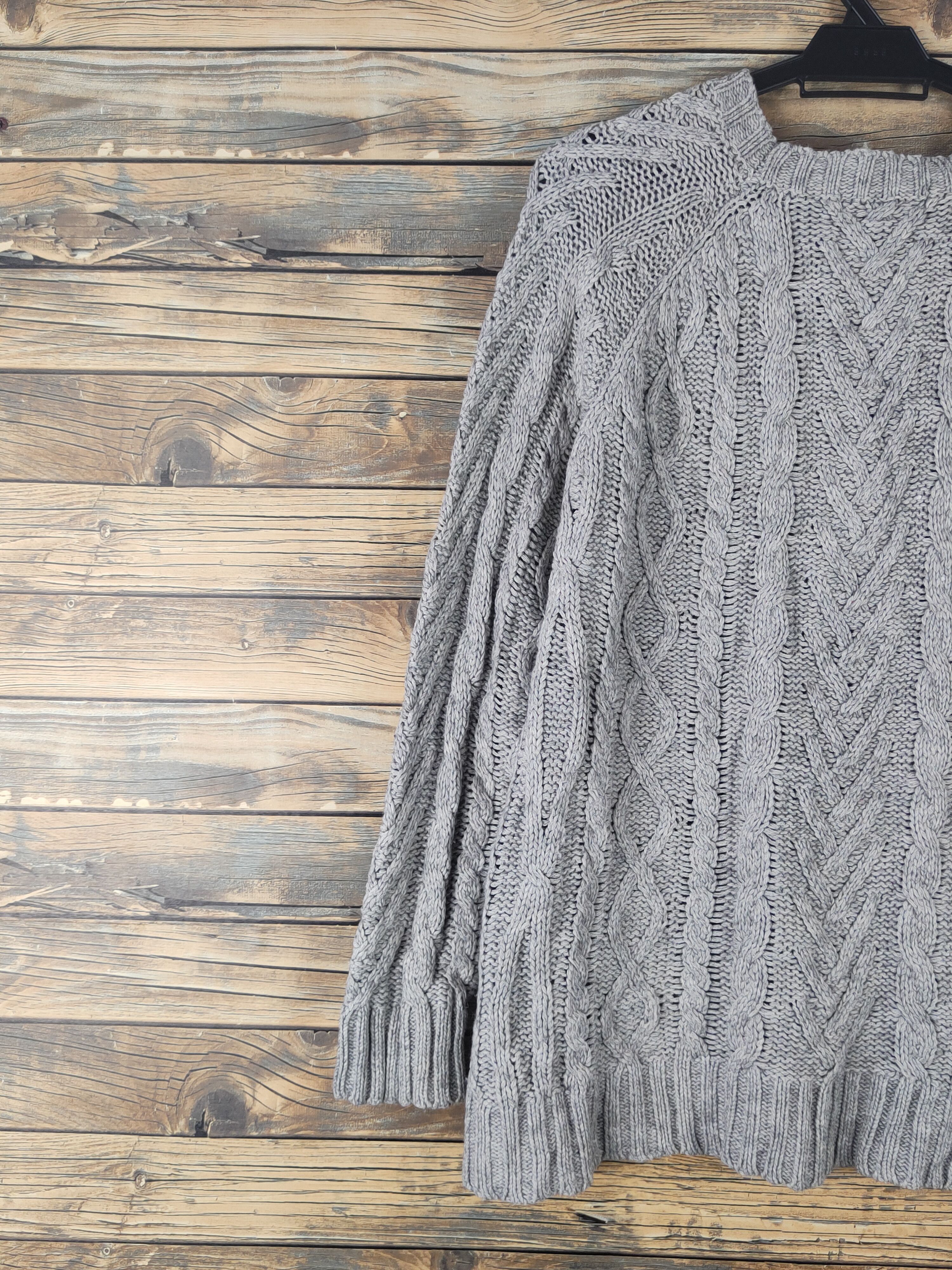 Vintage DL Back Number Gray Knitwear Sweatshirts #1617 Size L / US 10 / IT 46 - 8 Thumbnail
