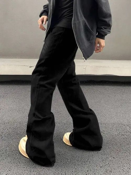 Jean Hirohata x Yuk Stacked Denim Jeans Drip Hip Hop Size US 32 / EU 48 - 6 Thumbnail