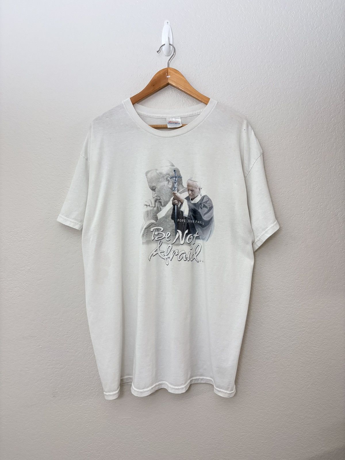 Vintage 00’s Pope Francis Vintage Tee Shirt Size US XL / EU 56 / 4 - 1 Thumbnail