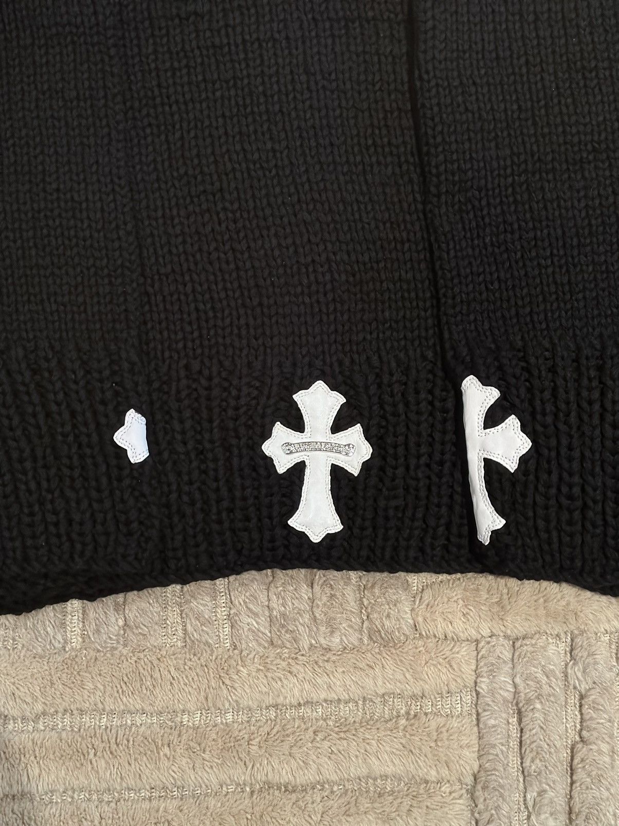 Chrome Hearts Chrome hearts rare 1/3 cashmere 2023 sweater Size US XL / EU 56 / 4 - 2 Thumbnail