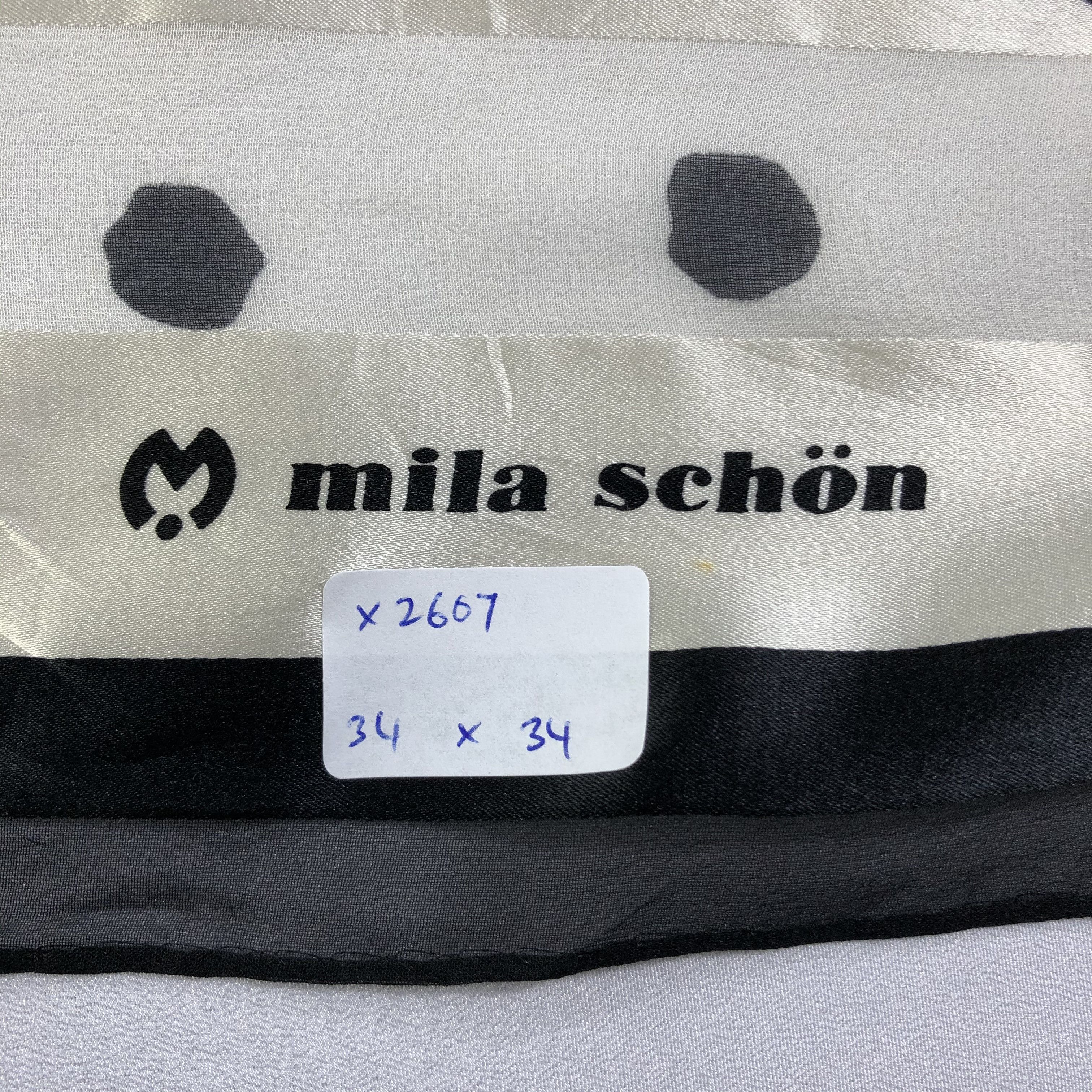 Mila Schon × Vintage Vintage Mila Schon Silk Scarf Size ONE SIZE - 9 Thumbnail