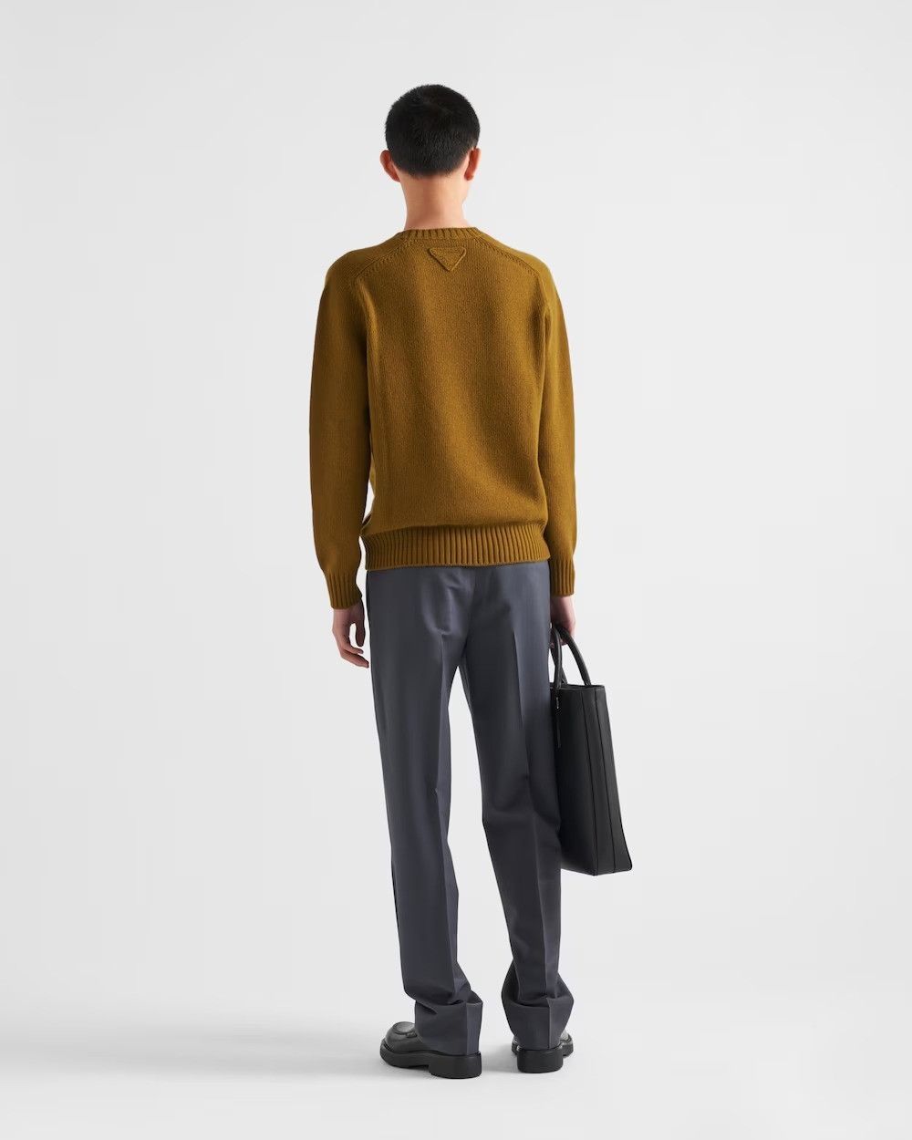 Prada o1bcso1str1025 Cashmere Wool Sweater in Green Size US L / EU 52-54 / 3 - 4 Thumbnail