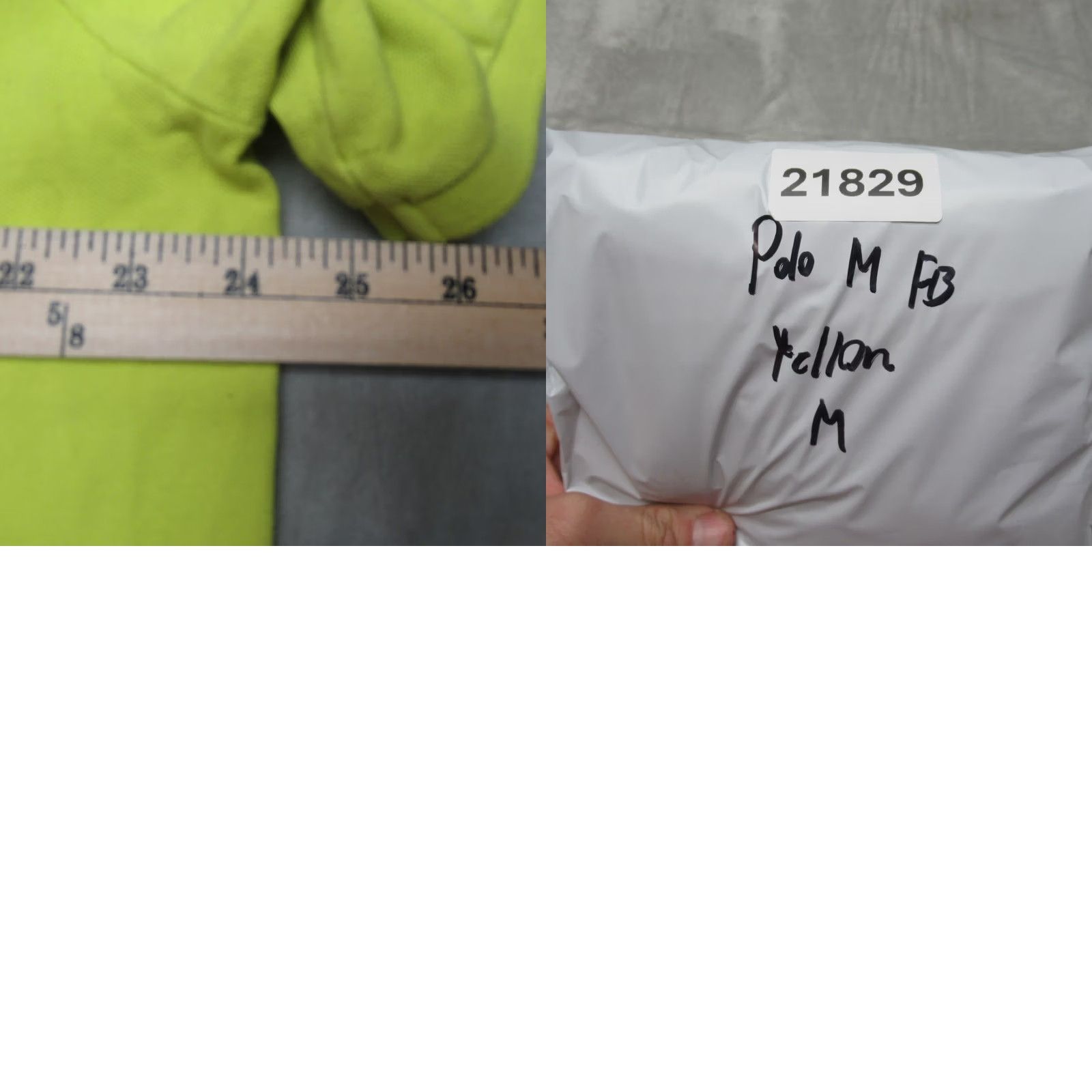 Polo Ralph Lauren Polo Ralph Lauren Shirt Mens Big 2X Yellow Custom Fit Golf Pony READ Size US XXL / EU 58 / 5 - 9 Thumbnail
