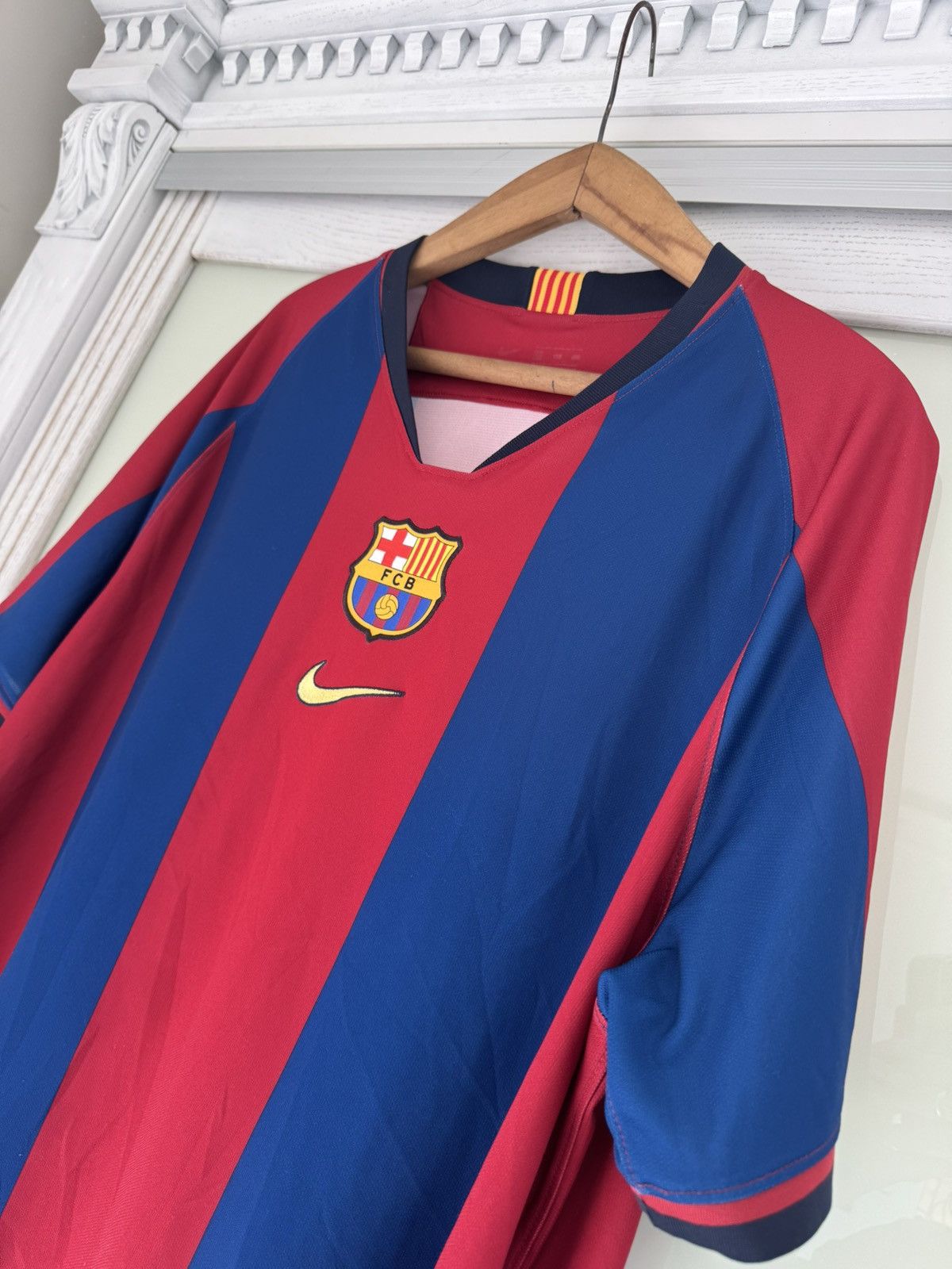Nike Barcelona 2019-2020 Home El Clasico Stadiun Jersey Shirt Size US XXL / EU 58 / 5 - 5 Thumbnail