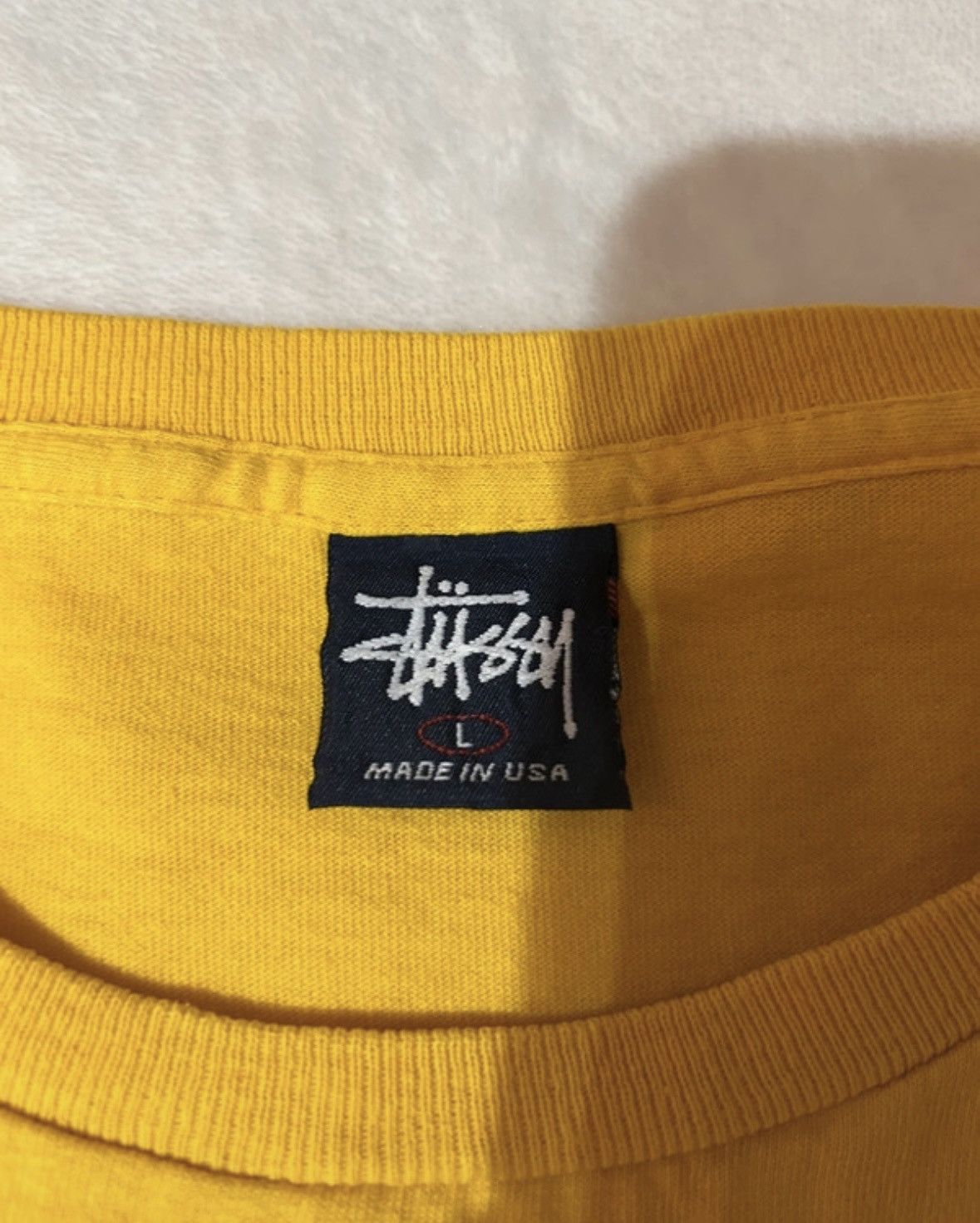 Stussy × Vintage Vintage Stussy long sleeve t-shirt big logo Size US L / EU 52-54 / 3 - 4 Thumbnail