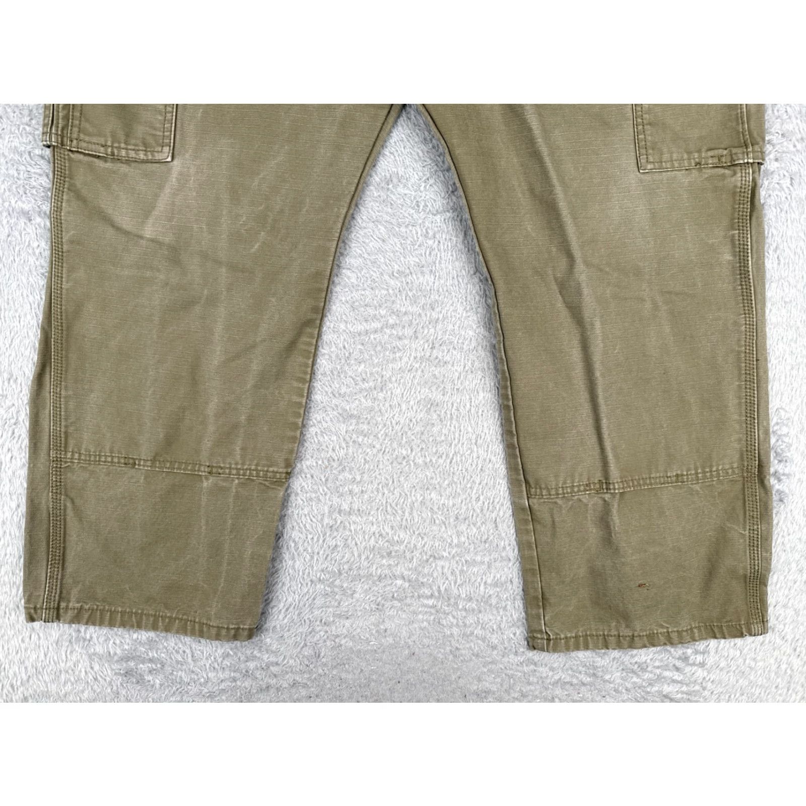 Wrangler Wrangler Pants Men 40 Beige Cargo Twill Workwear Cotton Durable 38x28 READ Size US 40 / EU 56 - 2 Thumbnail